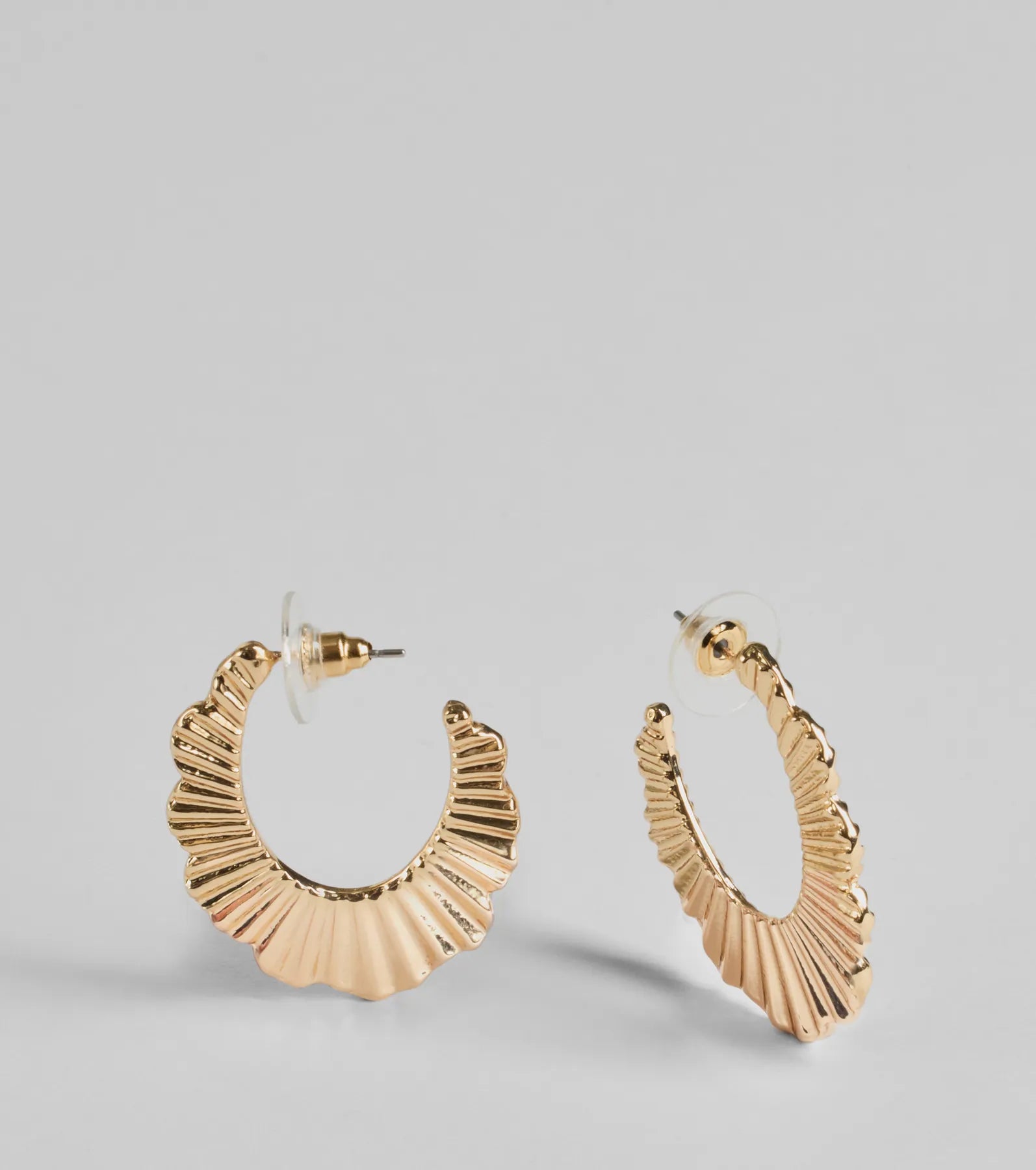 Premium Textured Oval Hoop Earrings - Ultimate Style Upgrade