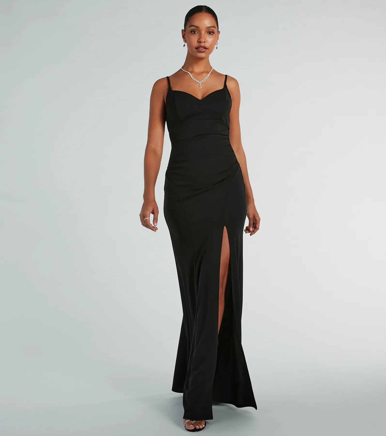 Ultimate Hillary Sweetheart A-Line Crepe Formal Gown