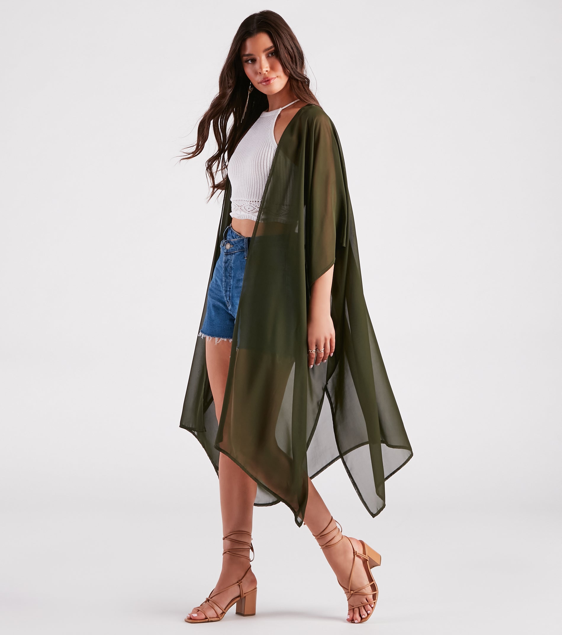 Premium Sheer Chiffon Kimono - Ultimate Style Upgrade