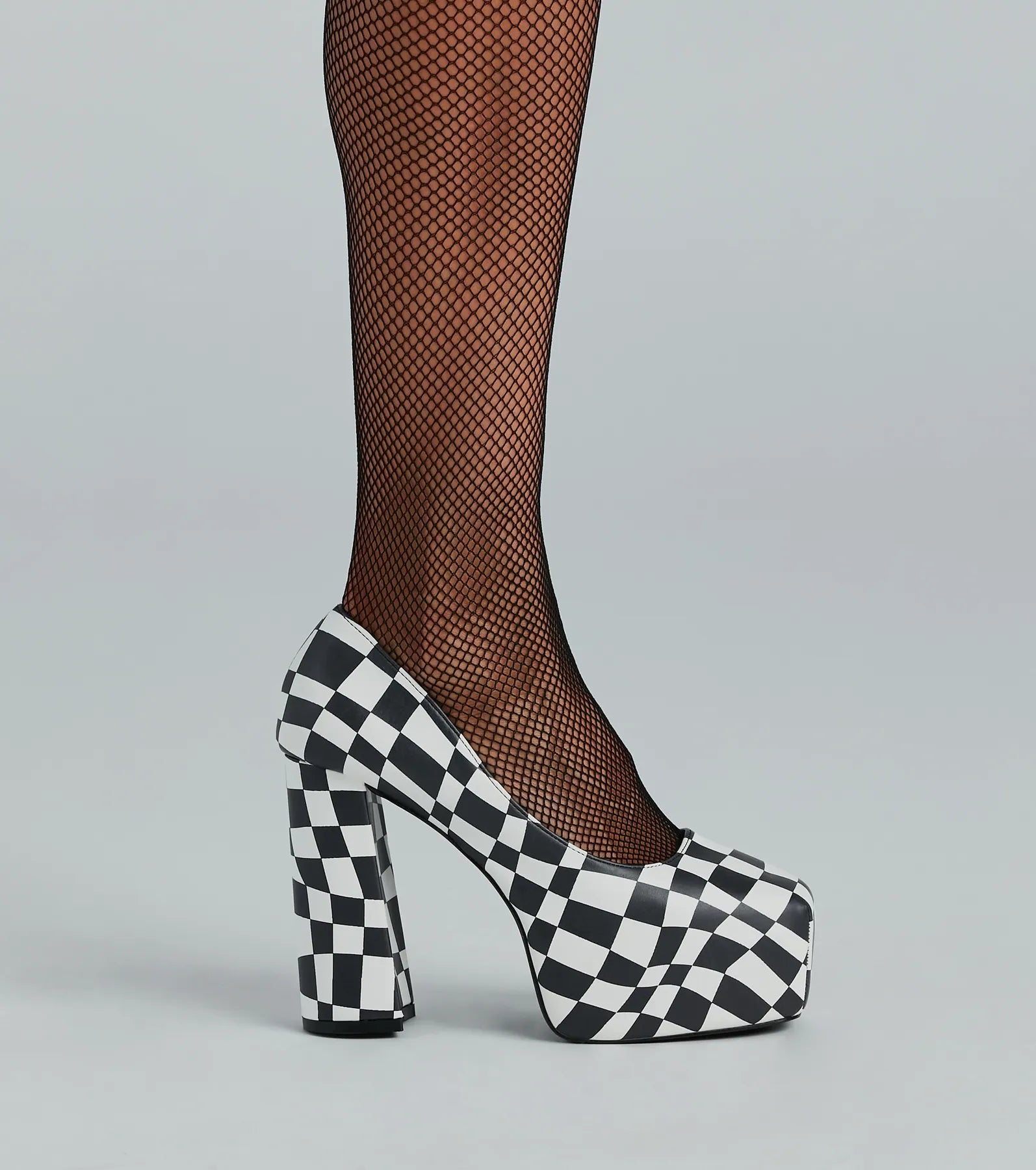 Ultimate Vibe Check Platform Heel Pumps - Retro Style