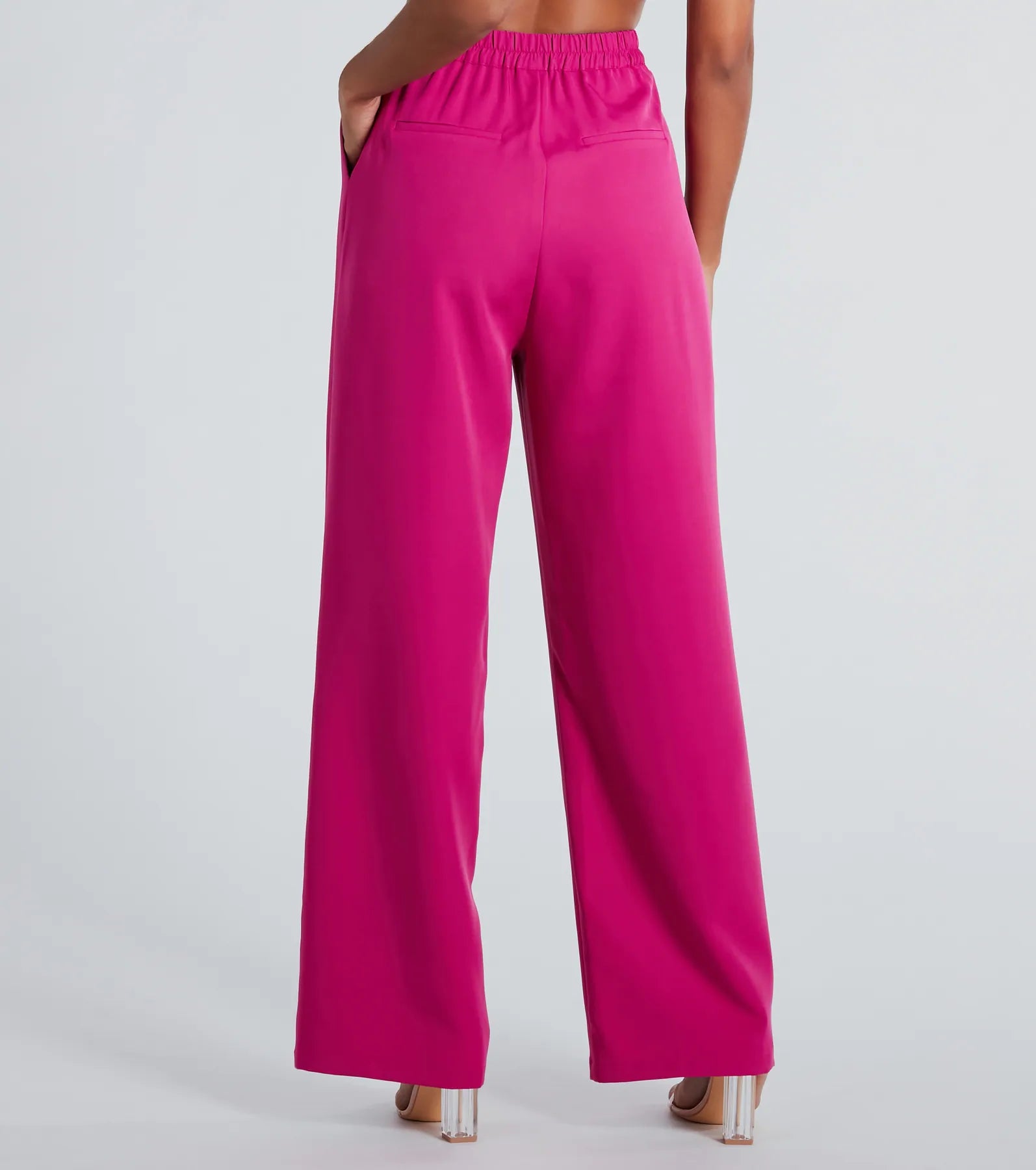 Premium Wide-Leg Woven Trouser Pants - Ultimate Comfort & Style