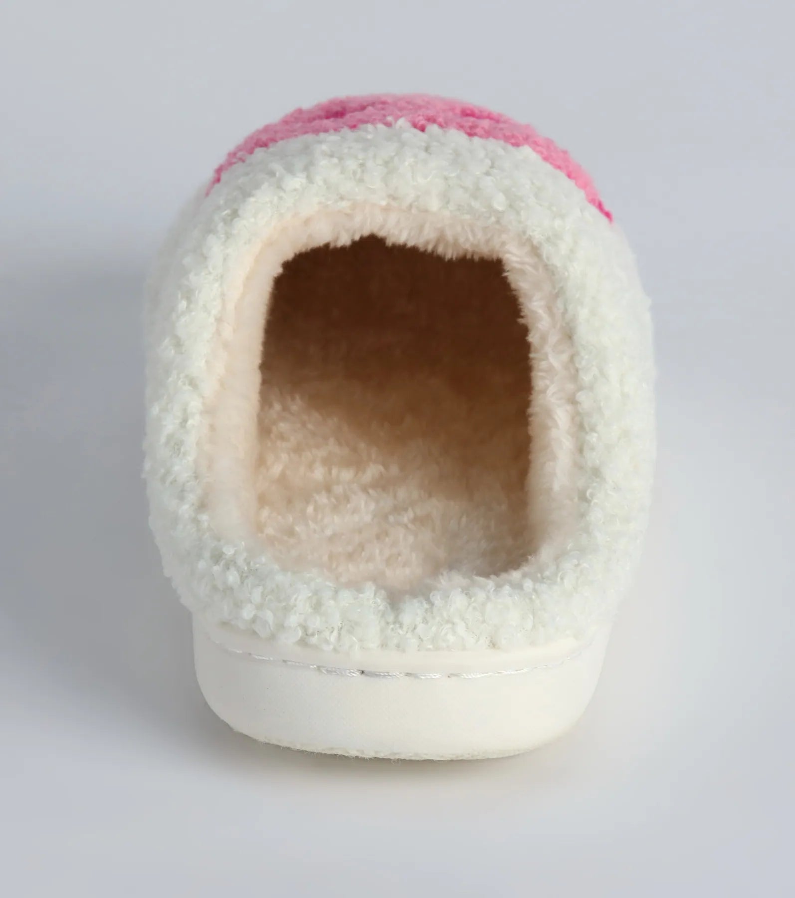 Ultimate Cozy Happy Face Sherpa Slippers