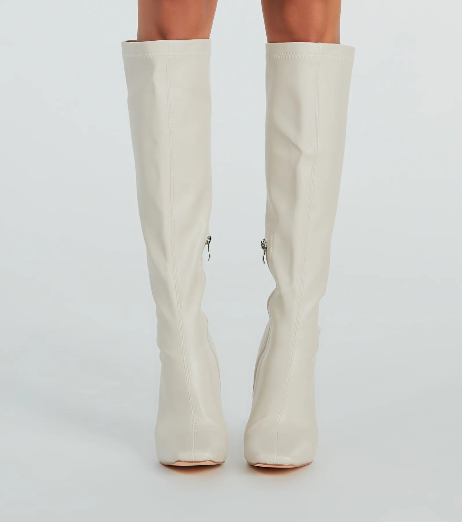 Ultimate Chic Faux Leather Under-The-Knee Boots - Premium Style & Comfort