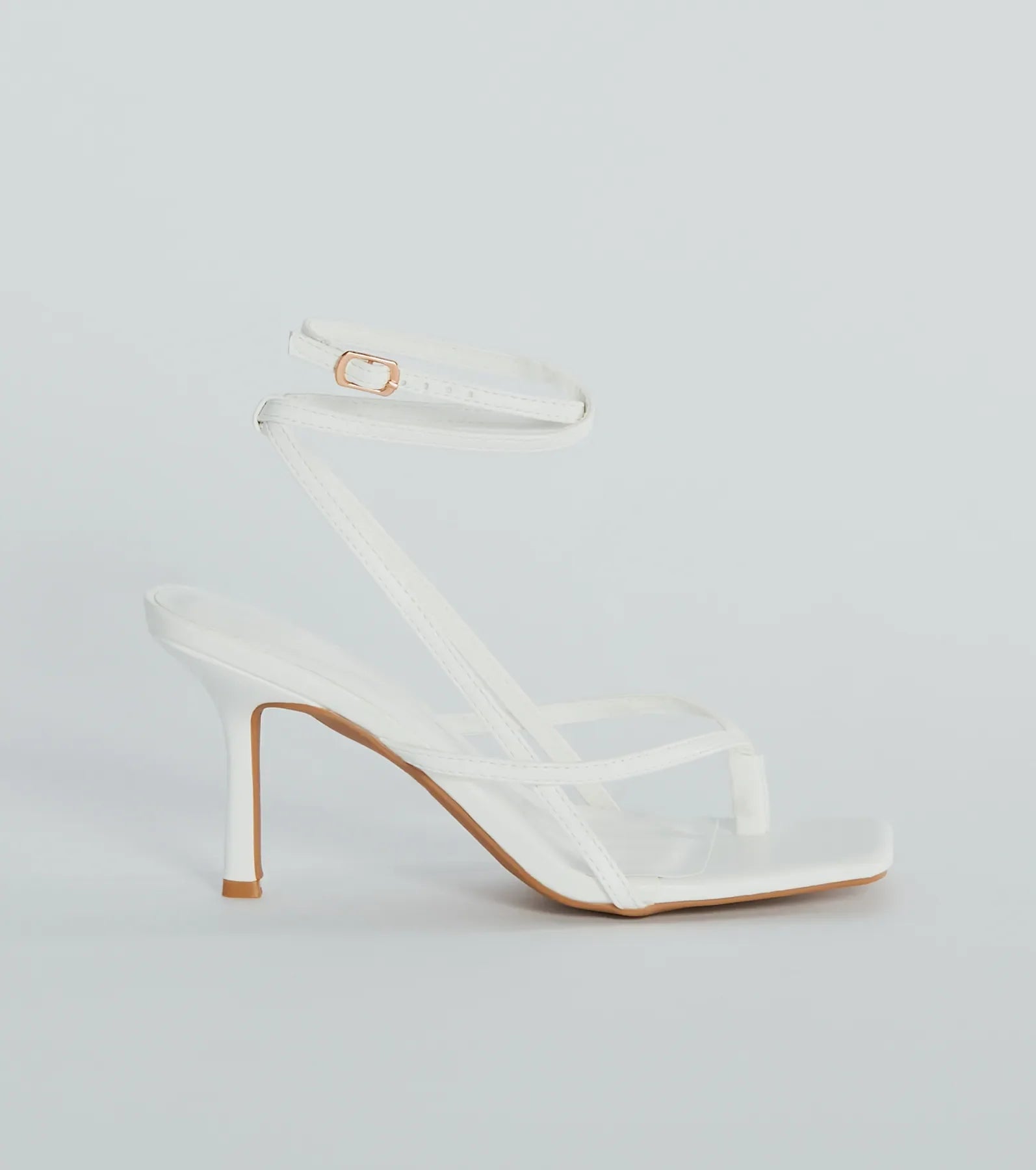 Ultimate Glam Strappy Stiletto Sandals - Eye-Catching Style