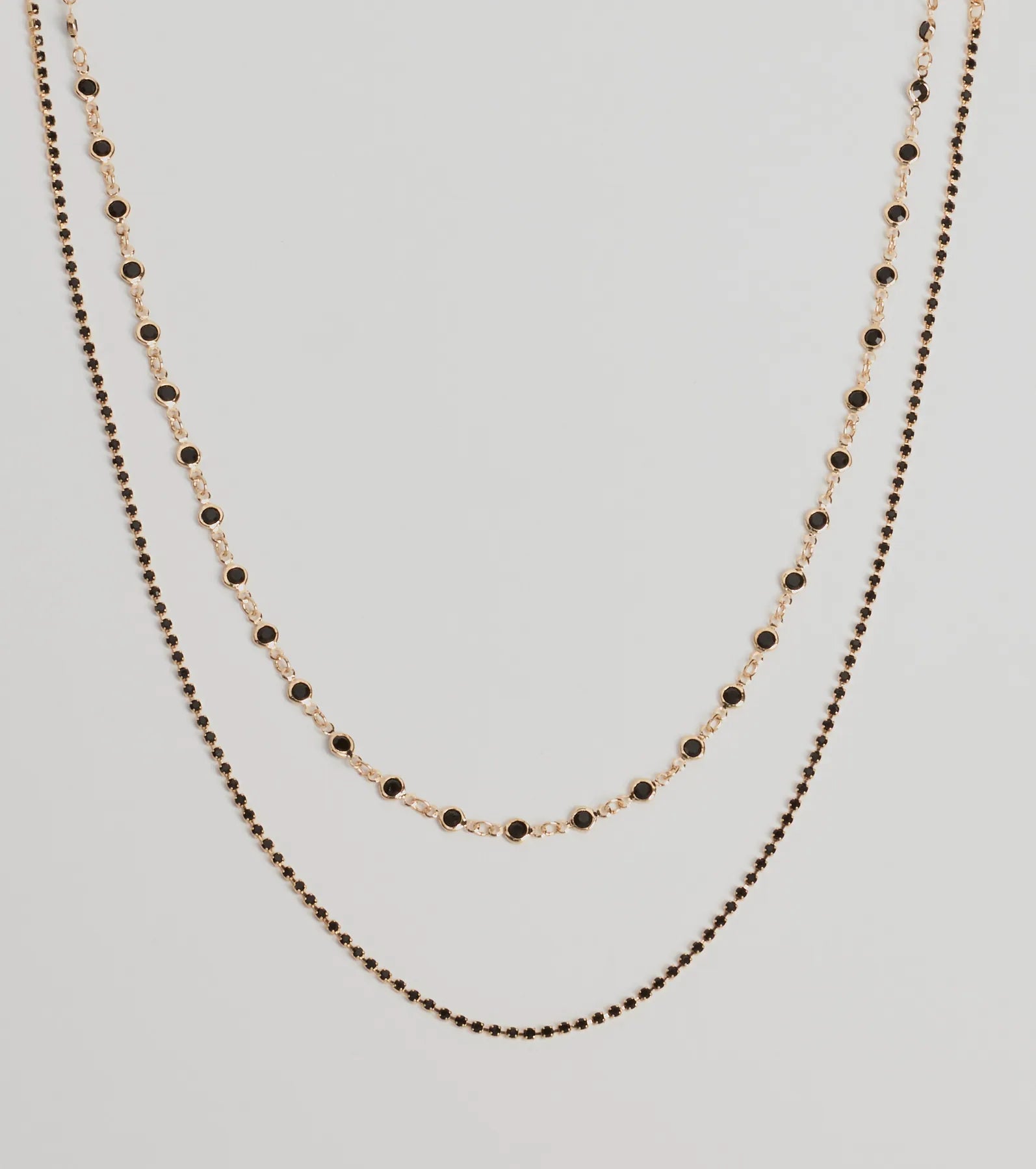 Ultimate Sleek Aura Layered Stone Necklace - Premium Minimalist Jewelry