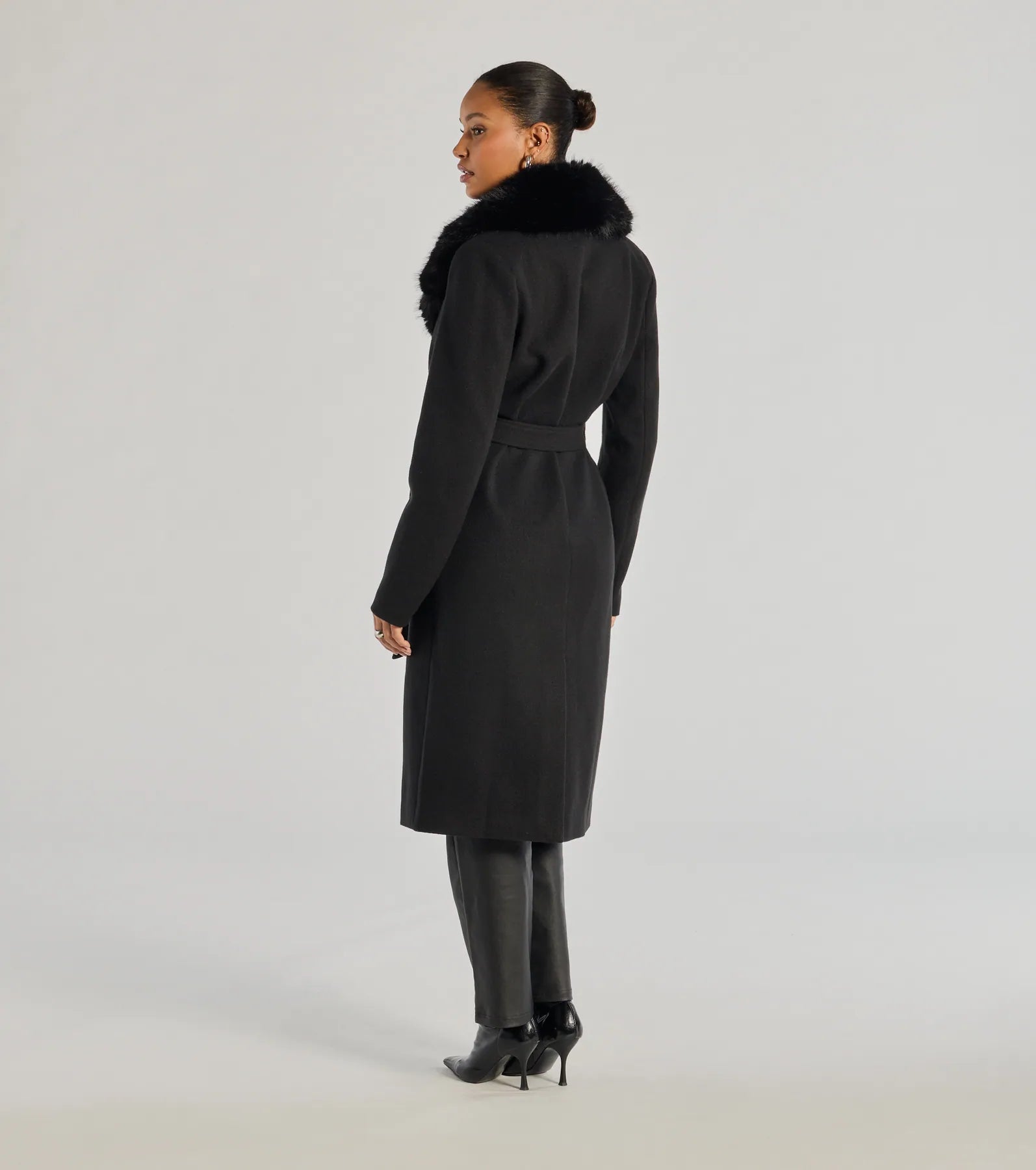 Premium Lavish Layers Faux Wool Trench Coat - Ultimate Winter Style