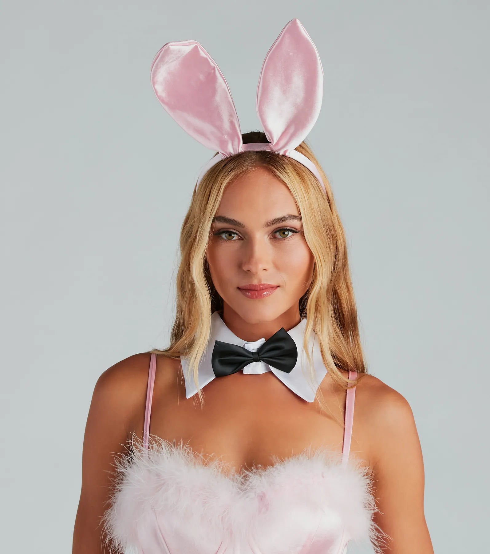 Premium Glam Bunny Ears & Tail Set - Ultimate Halloween Costume Upgrade