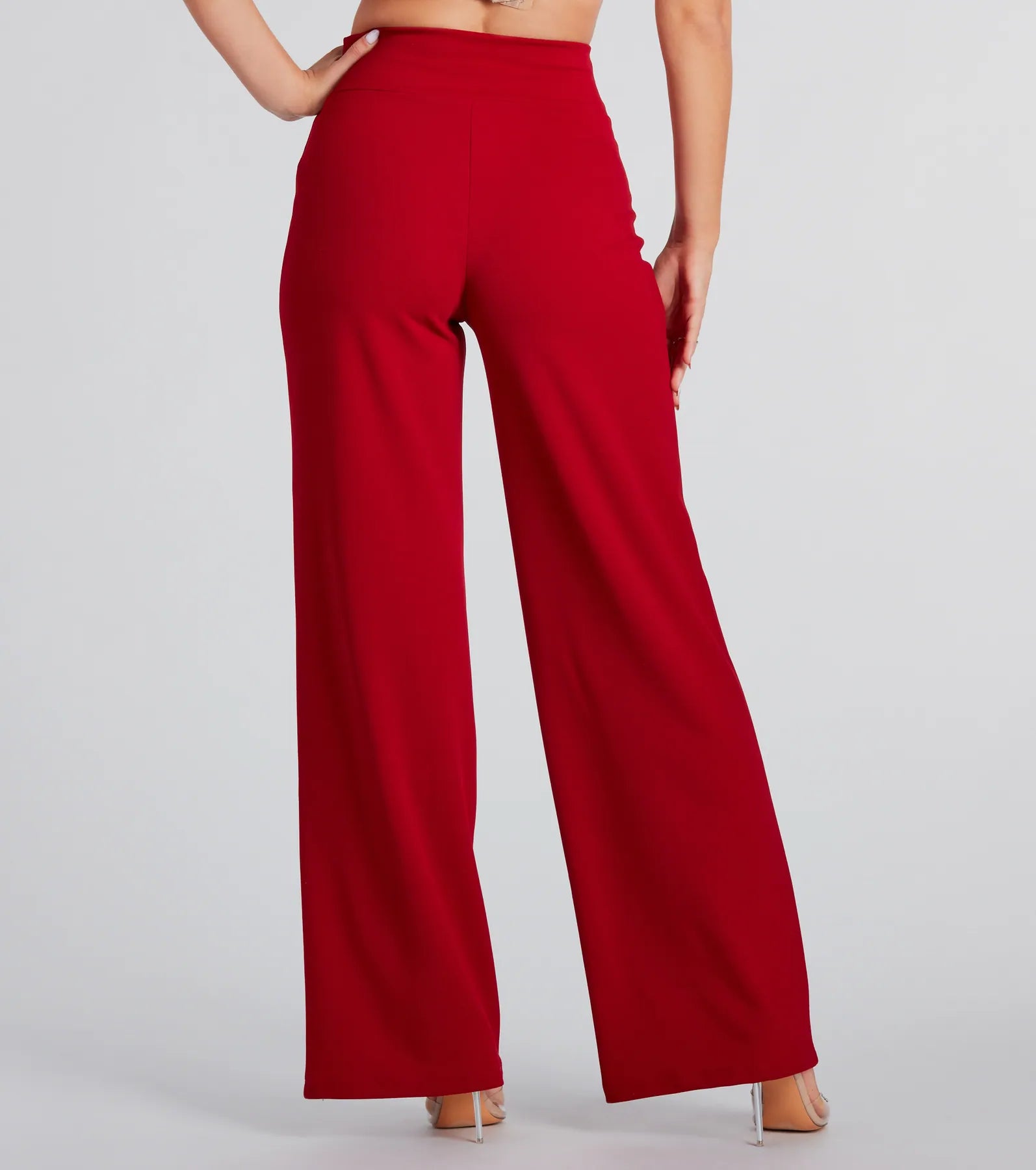 Premium Chic Belt-Detail Trouser Pants - Ultimate Style Upgrade