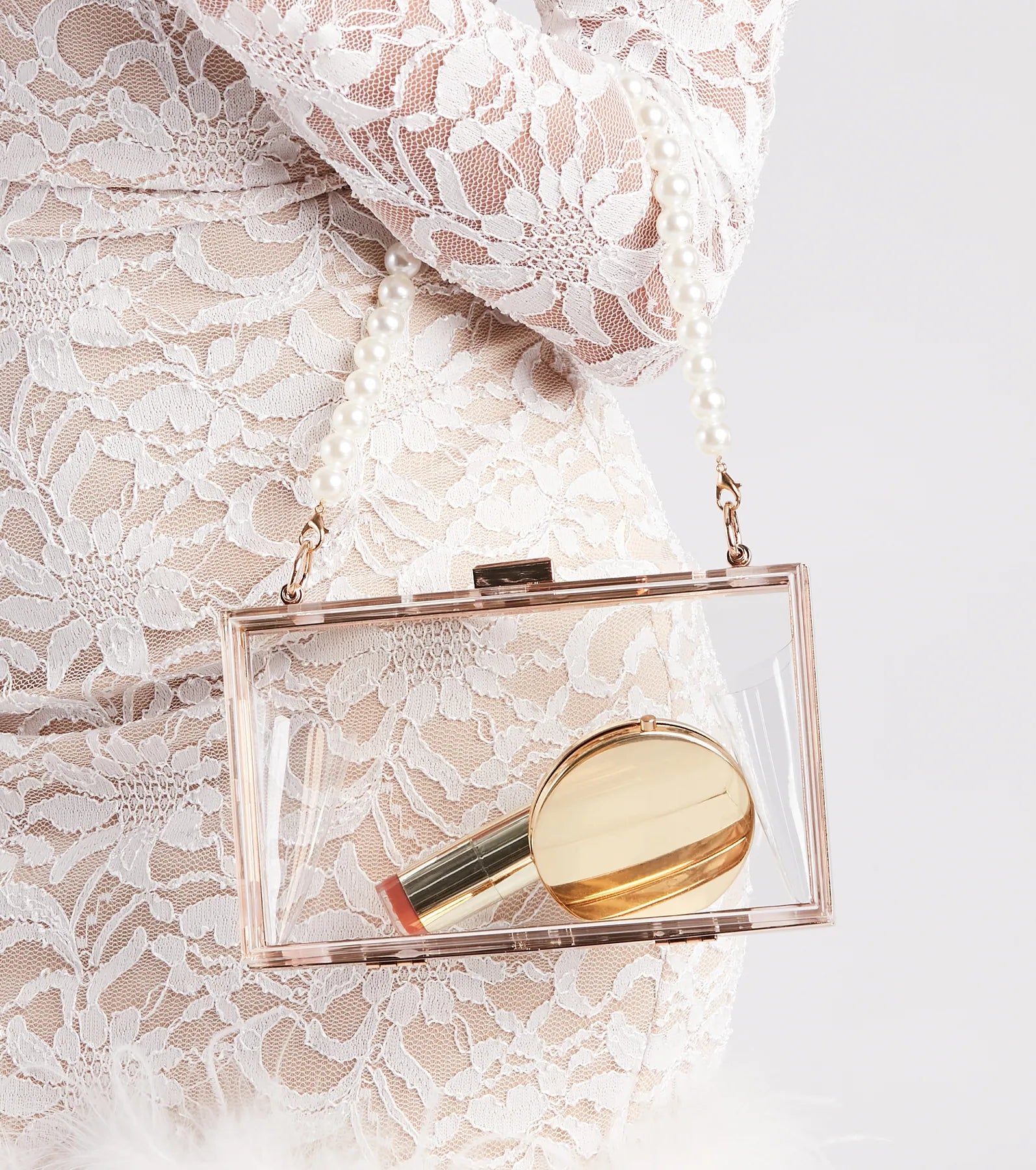 Premium Clear Statement Box Clutch - Ultimate Chic Accessory