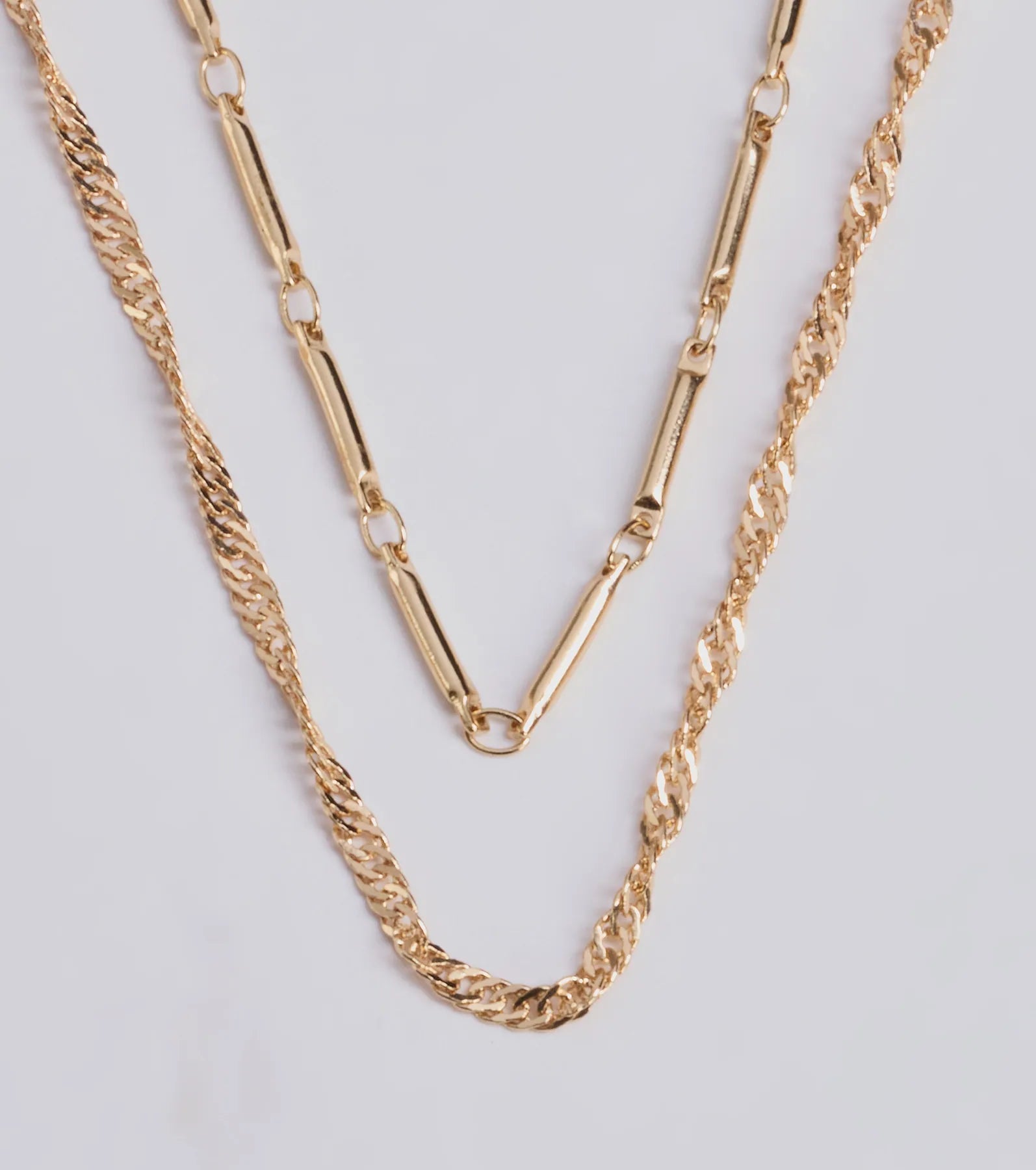 Premium Casual Glam Layered Chain Necklace - Ultimate Style Upgrade