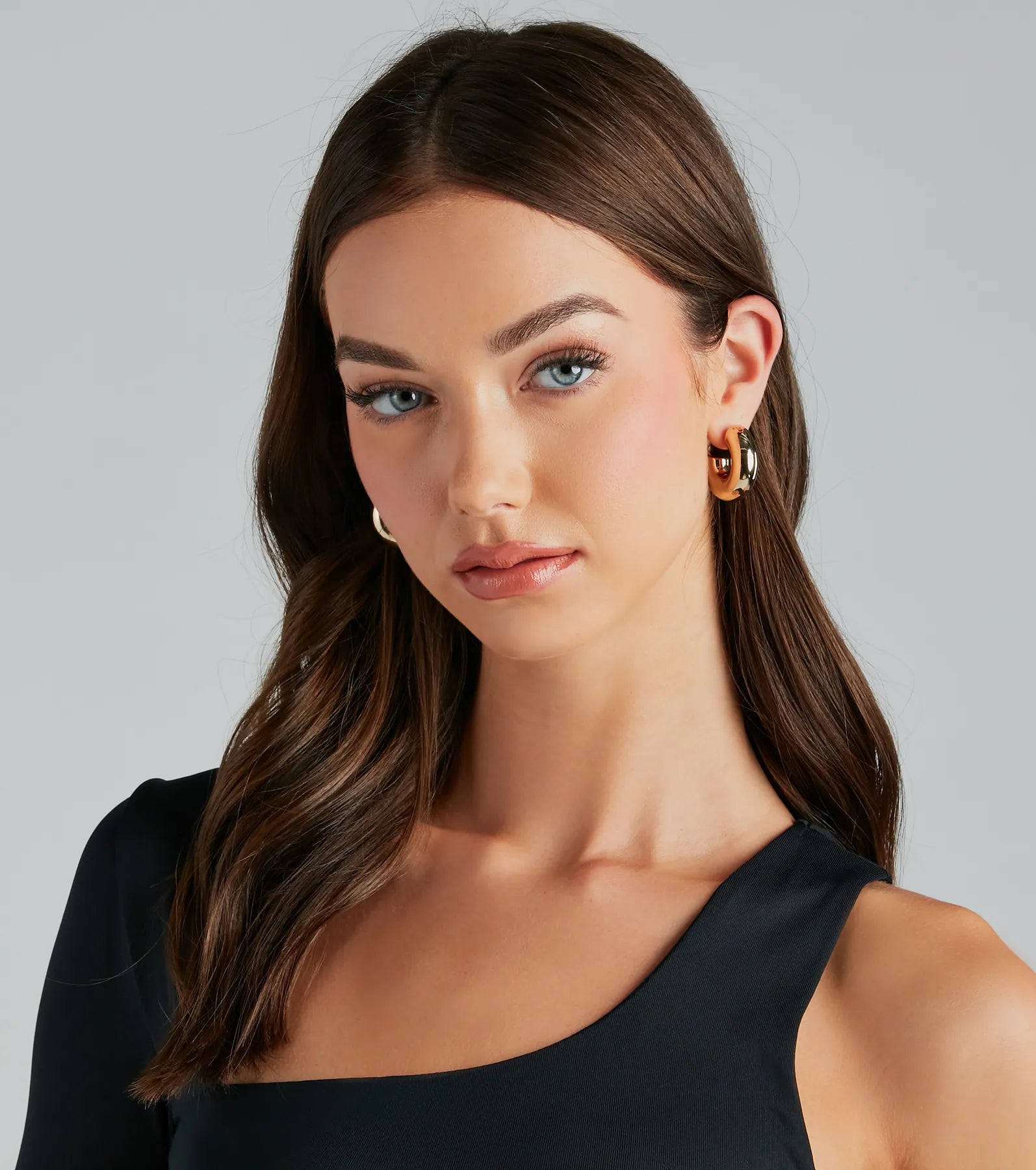 Premium Minimalist Chunky Hoop Earrings - Effortless Style