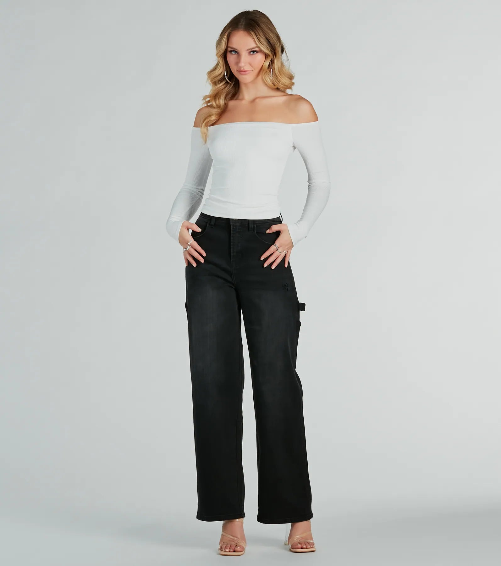 Ultimate Off-The-Shoulder Smooth Knit Top - Elevate Your Style