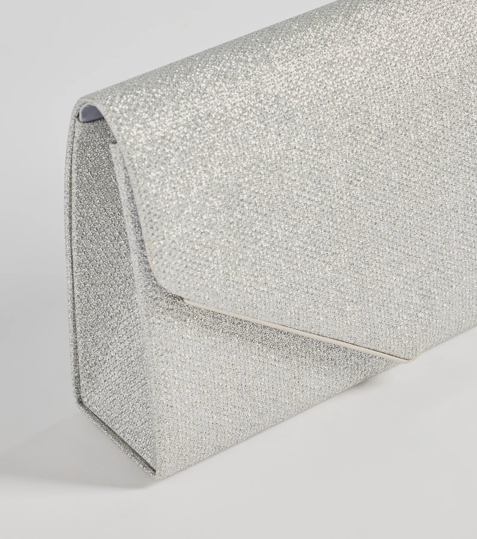 Ultimate Glam Glitter Envelope Clutch