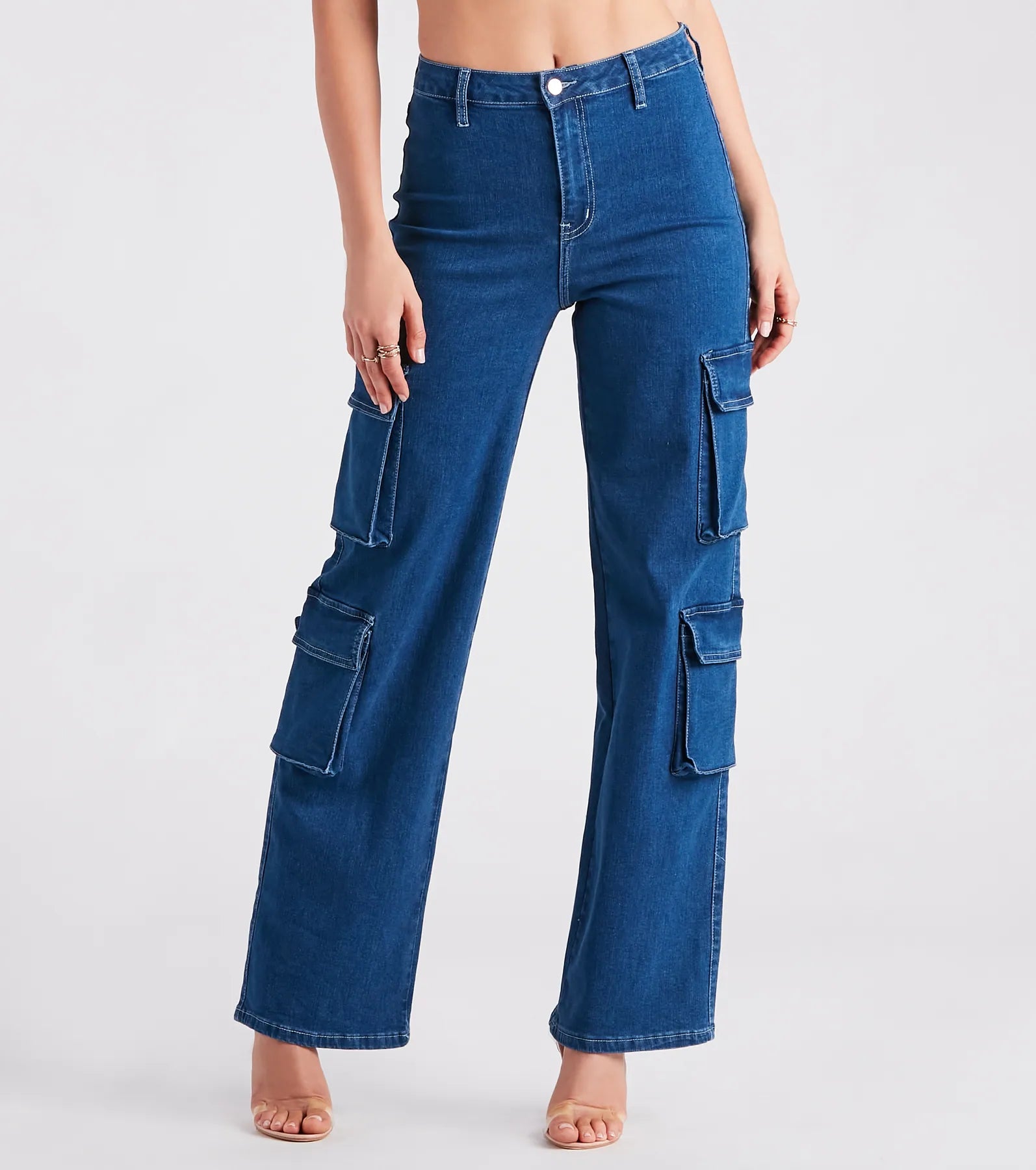 Ultimate Wide Leg Denim Pants - Cutie In Charge