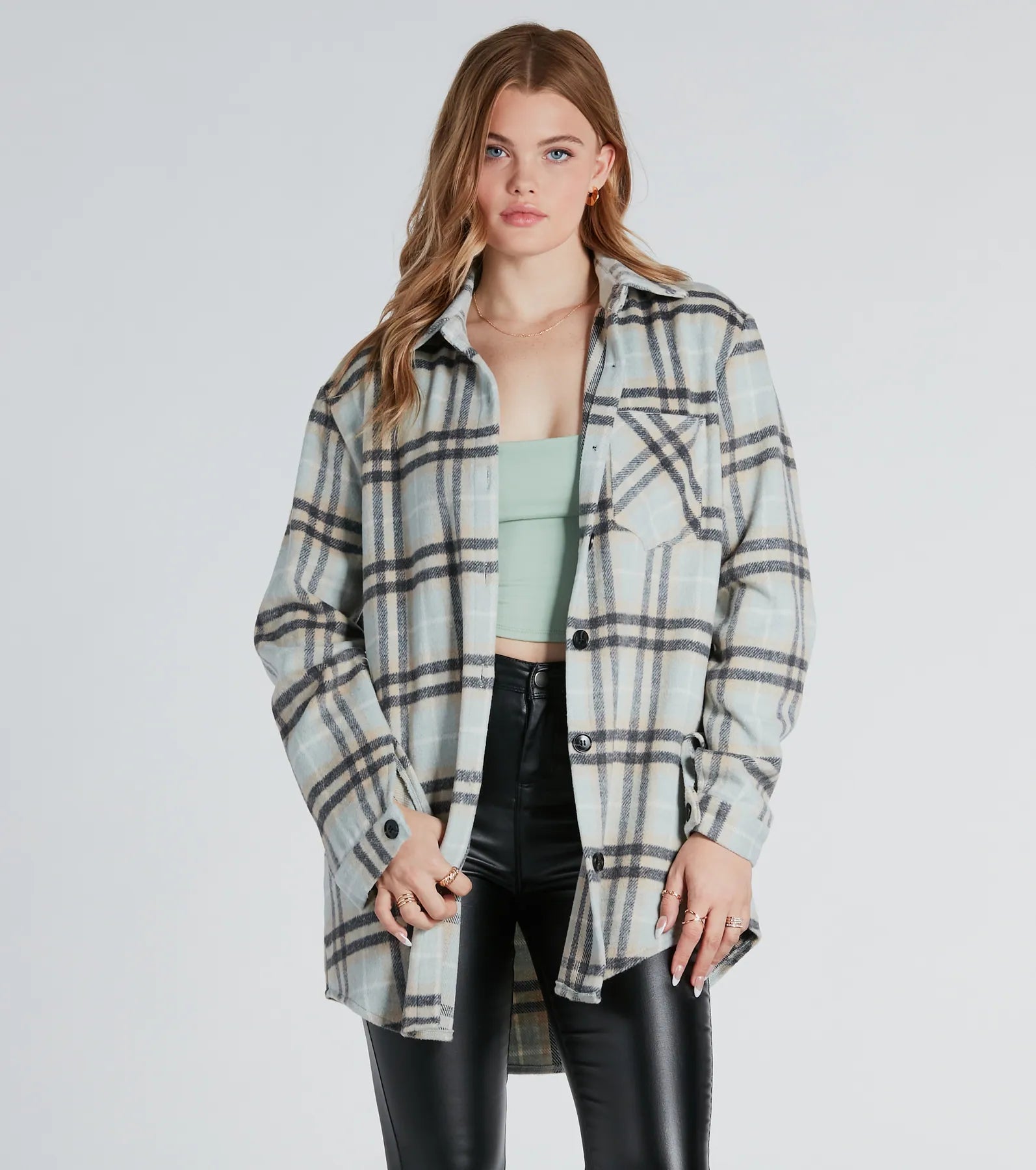 Ultimate Plaid Flannel Shacket - Effortless Style Upgrade