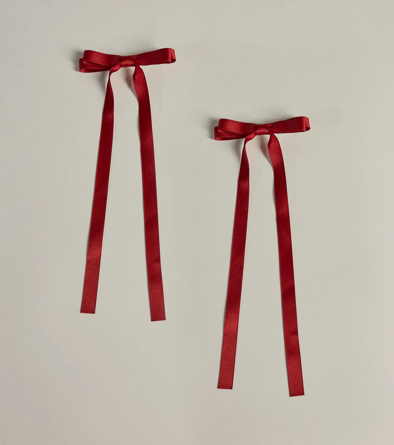 Premium Sweetheart Long Bow Twin Pack - Ultimate Hair Accessory