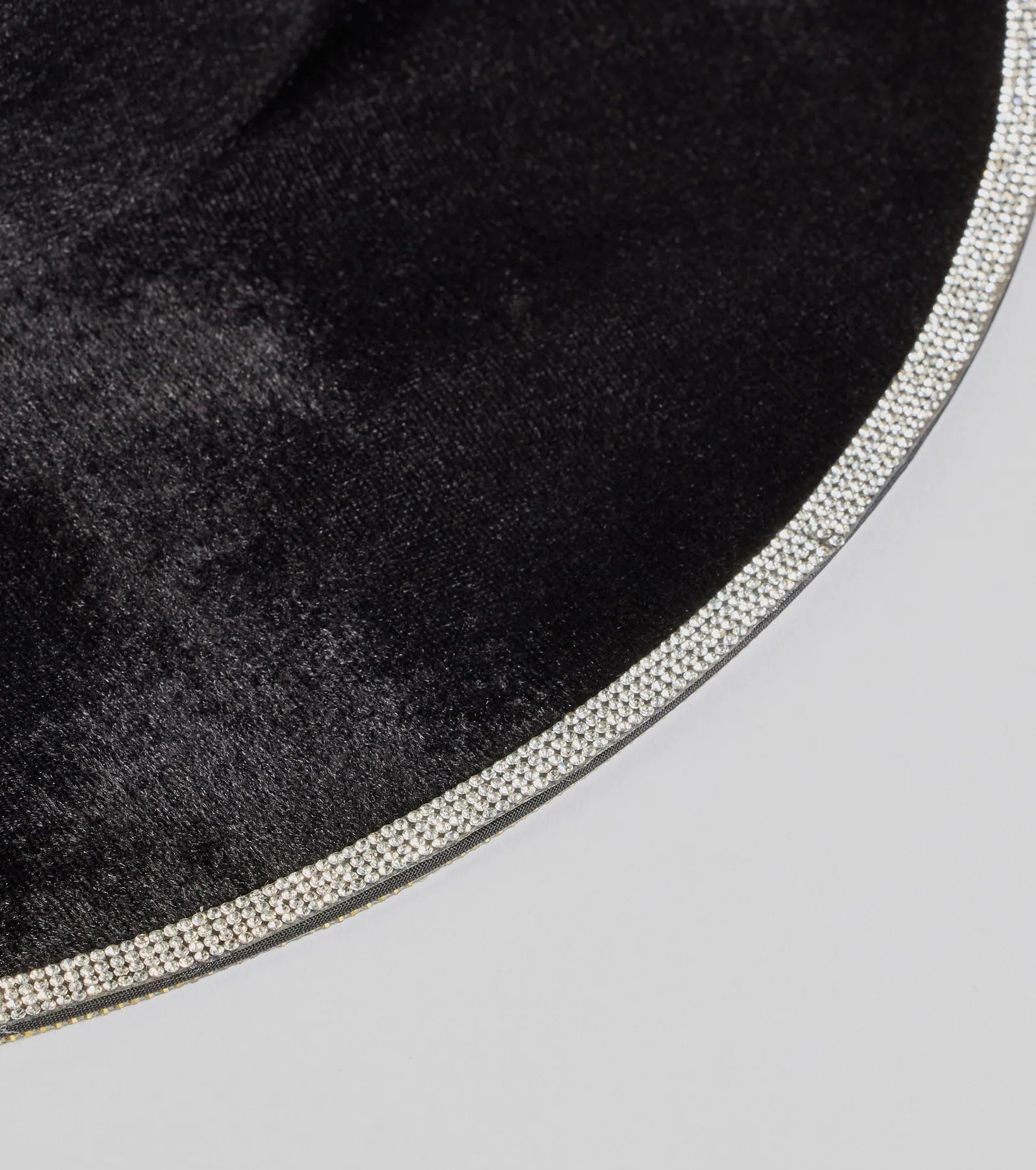 Premium Velvet Rhinestone Witch Hat - Ultimate Halloween Accessory