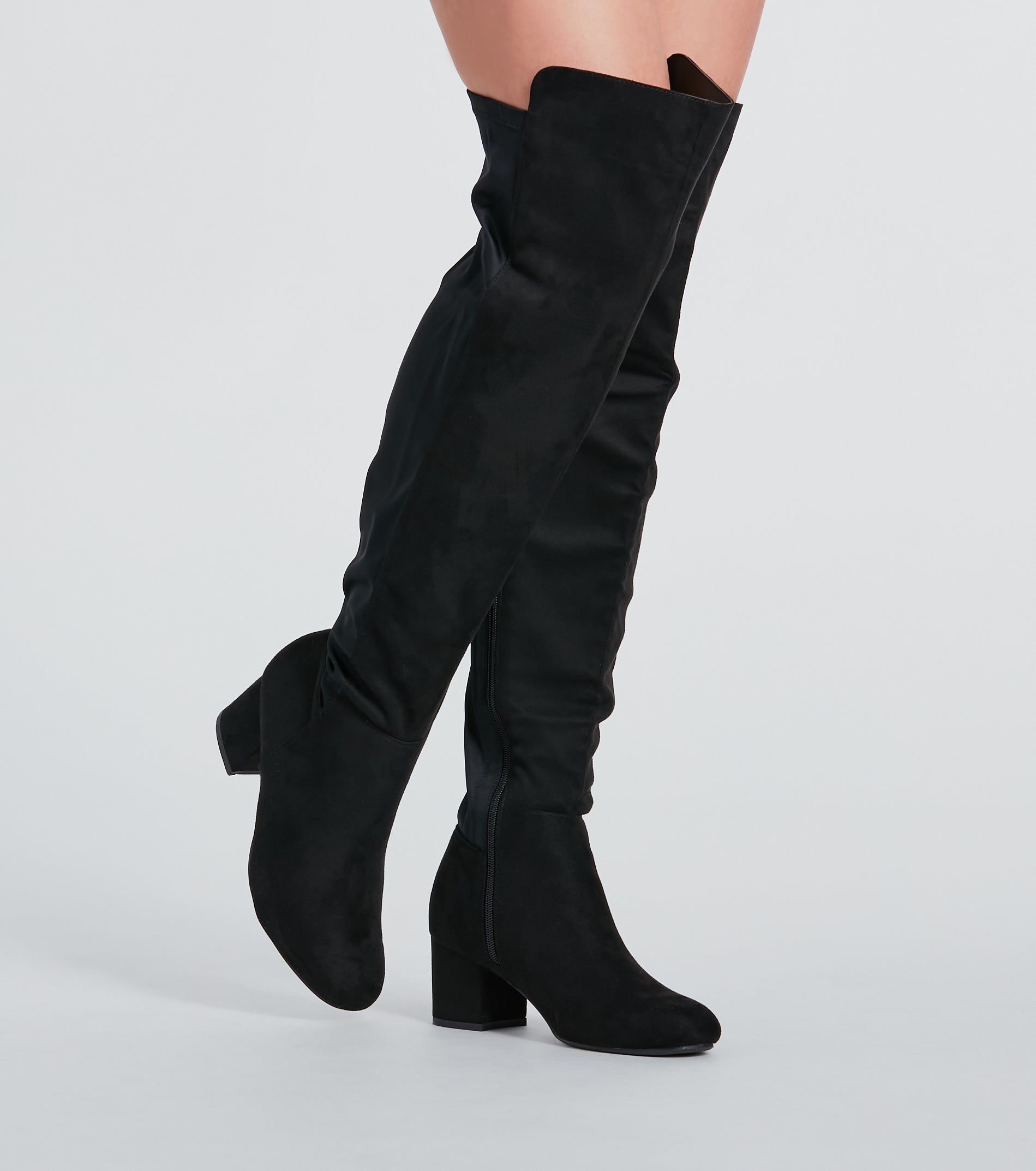 Ultimate Style Staple: Premium Block Heel Over-The-Knee Boots