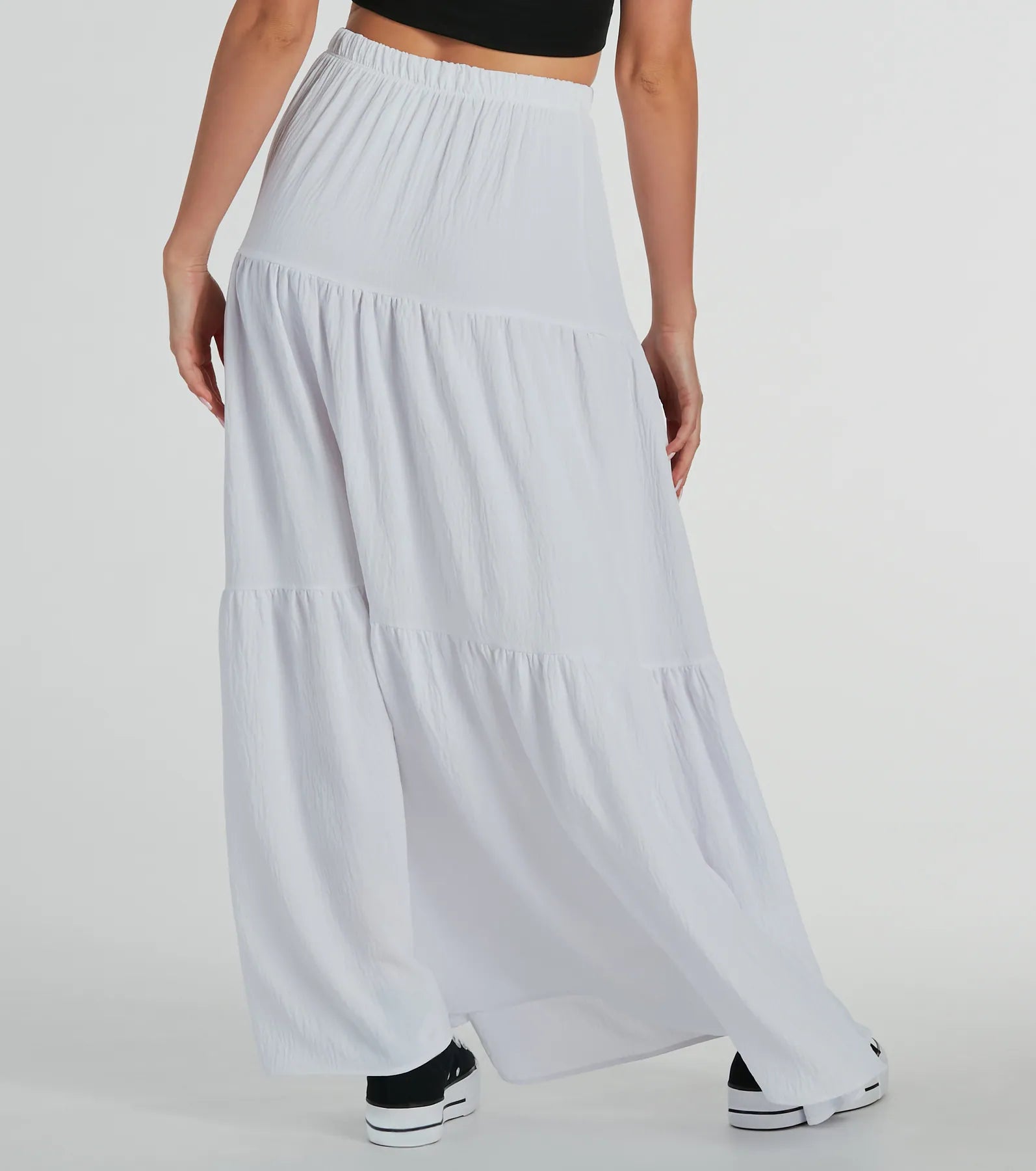 Ultimate Flawless Duo Tiered Maxi Skirt - Premium Vacation Essential