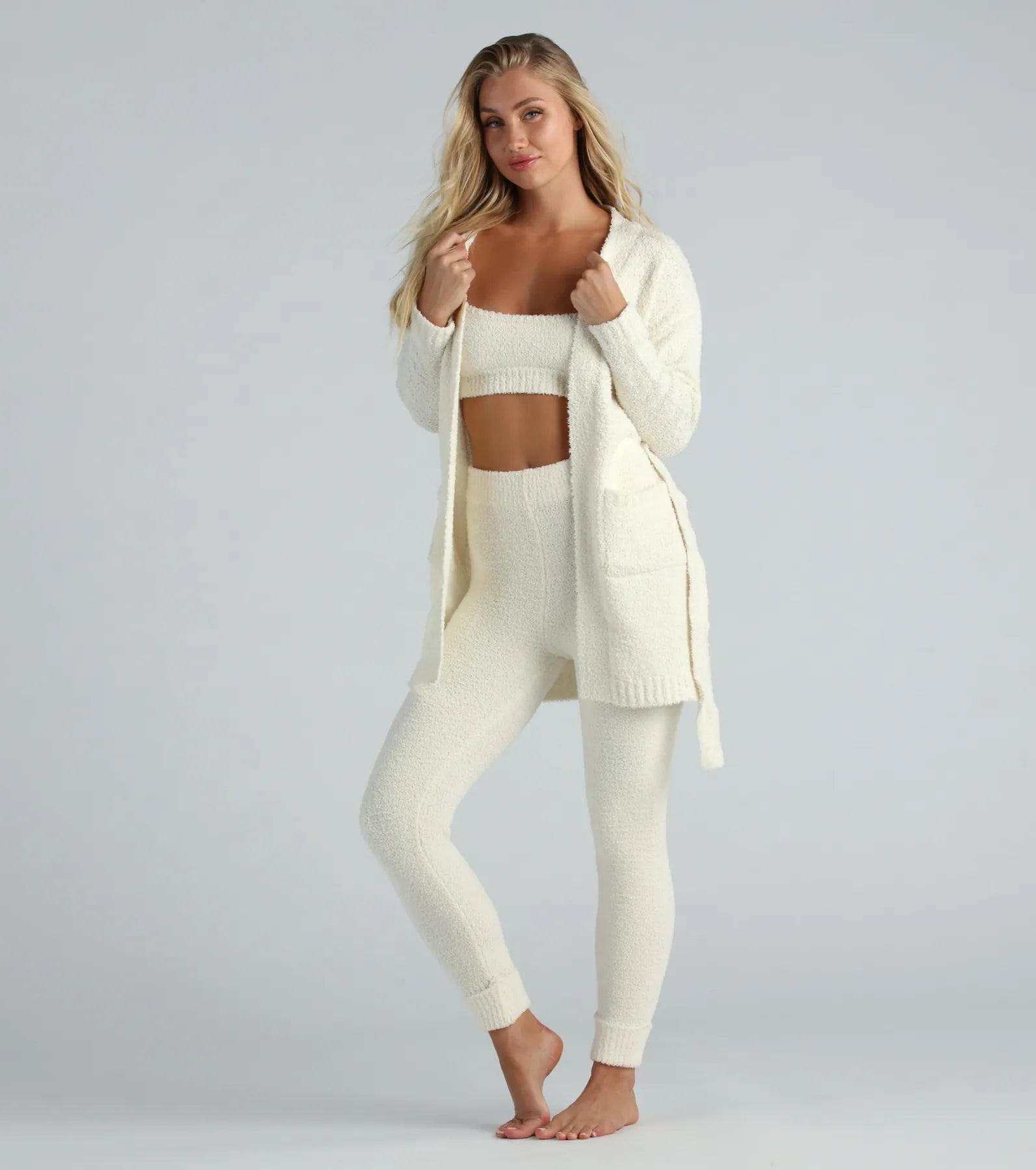 Ultimate Cozy Chenille Tie-Waist Lounge Robe