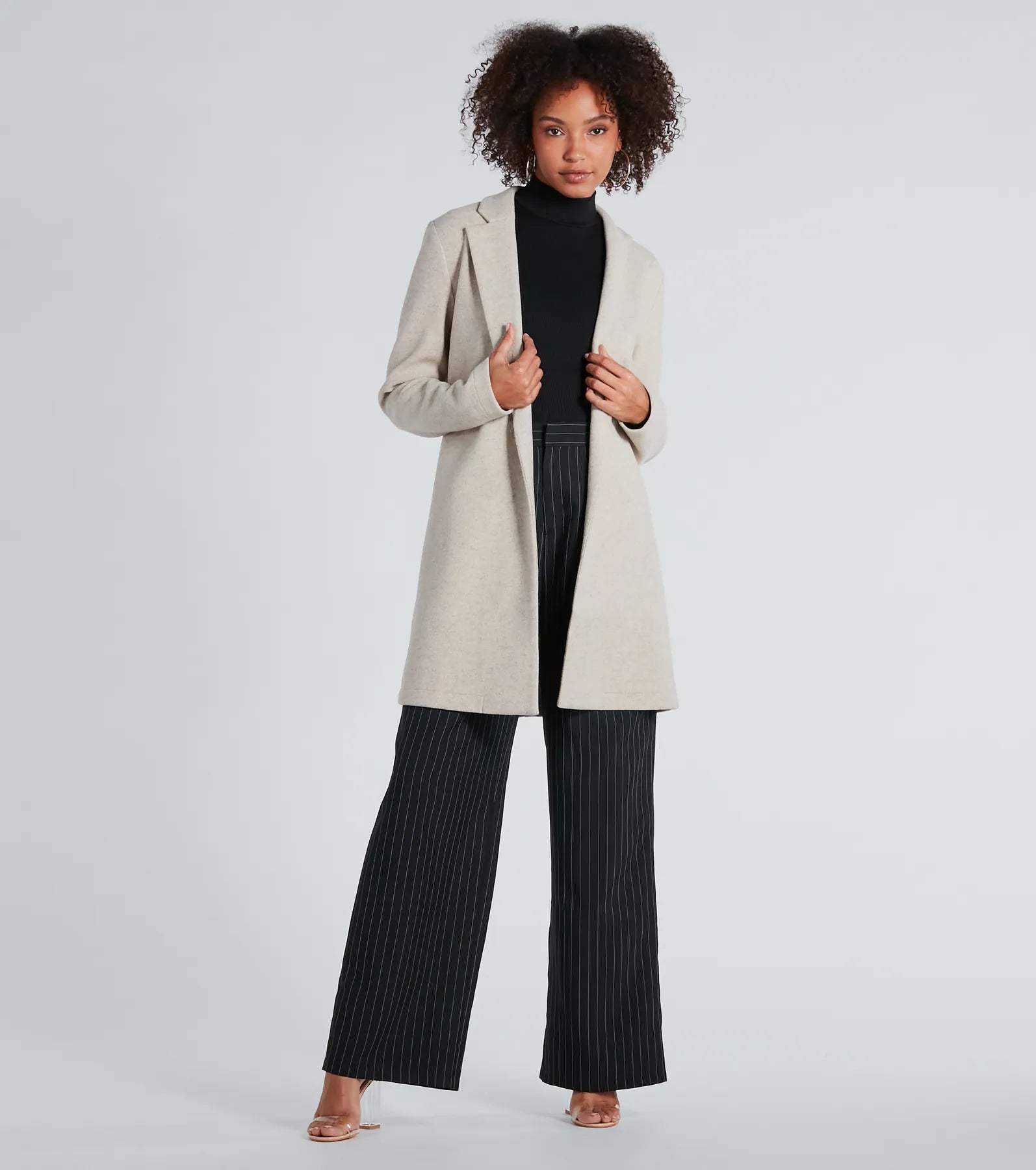 Premium Faux Wool Trench Coat - Ultimate Style for Every Season