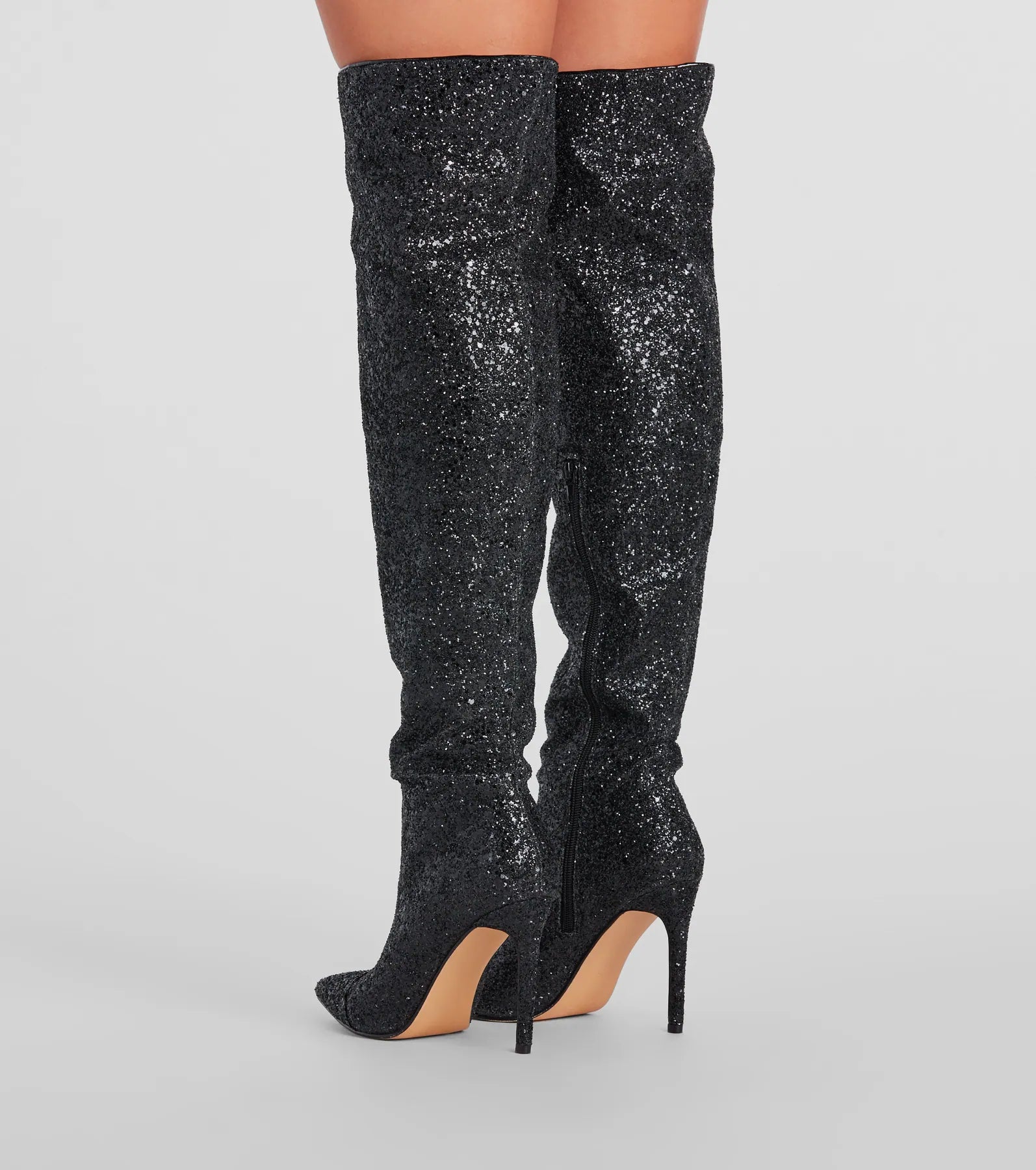 Ultimate Glam Sparkle Over-The-Knee Boots