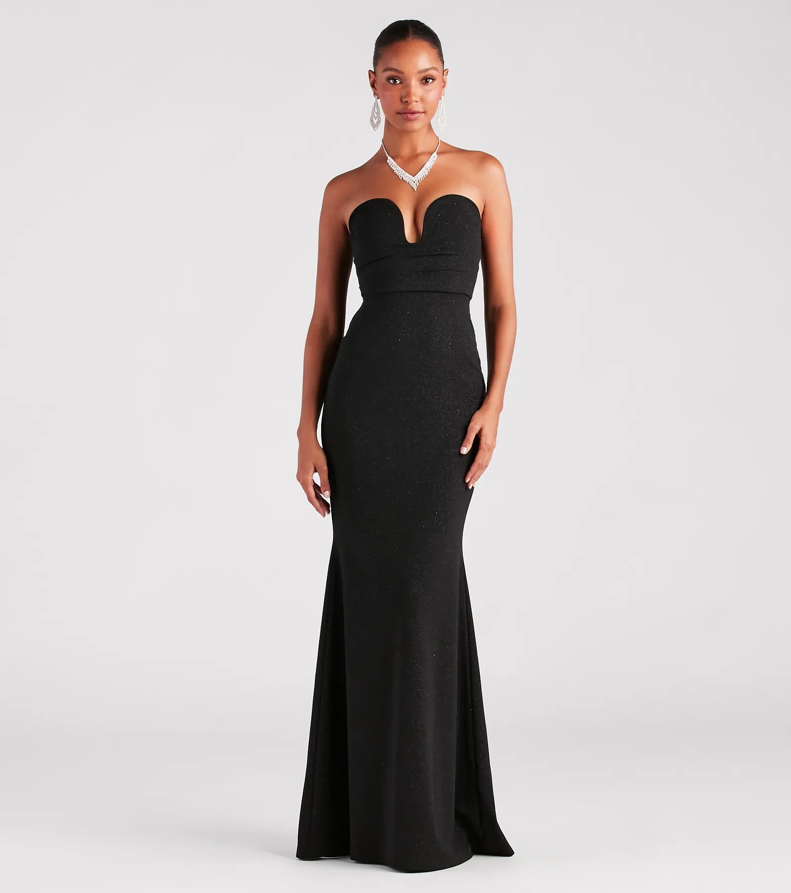 Laura Premium Glitter Mermaid Gown - Ultimate Elegance for Black Tie Events