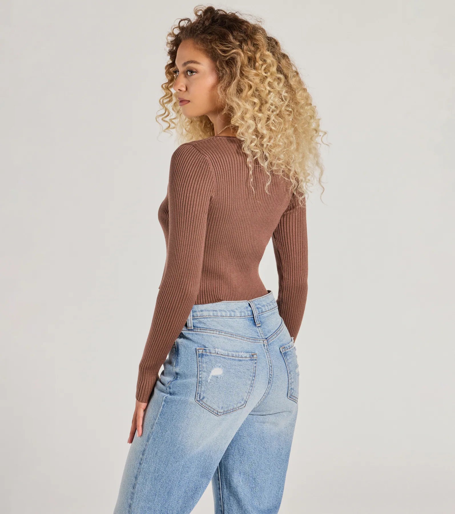 Ultimate Toasty Babe Rib Knit Crop Top