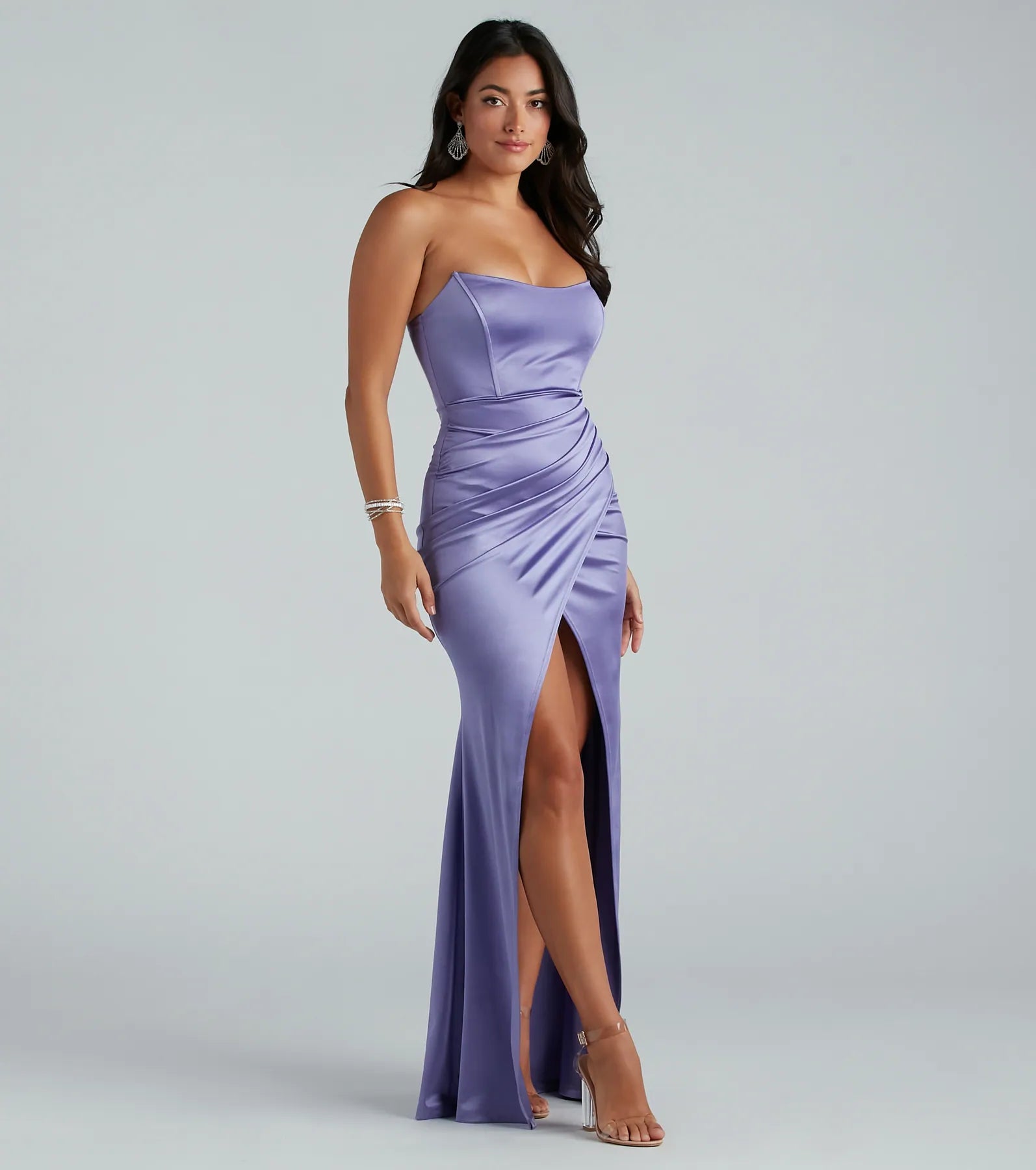 Premium Hadlee Luxe Satin Mermaid Gown