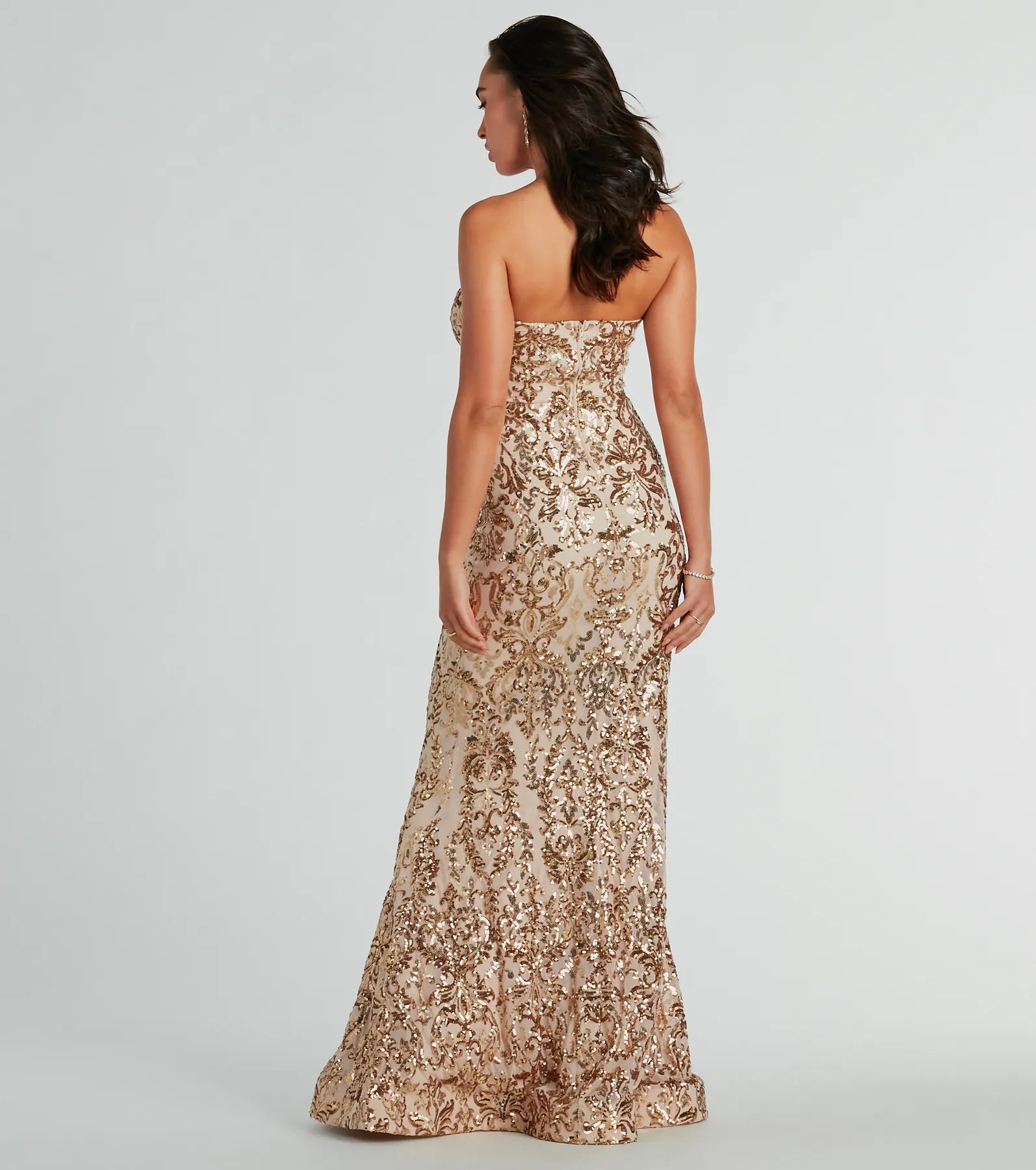 Ultimate Leighton Sequin Mermaid Gown for Black Tie Events