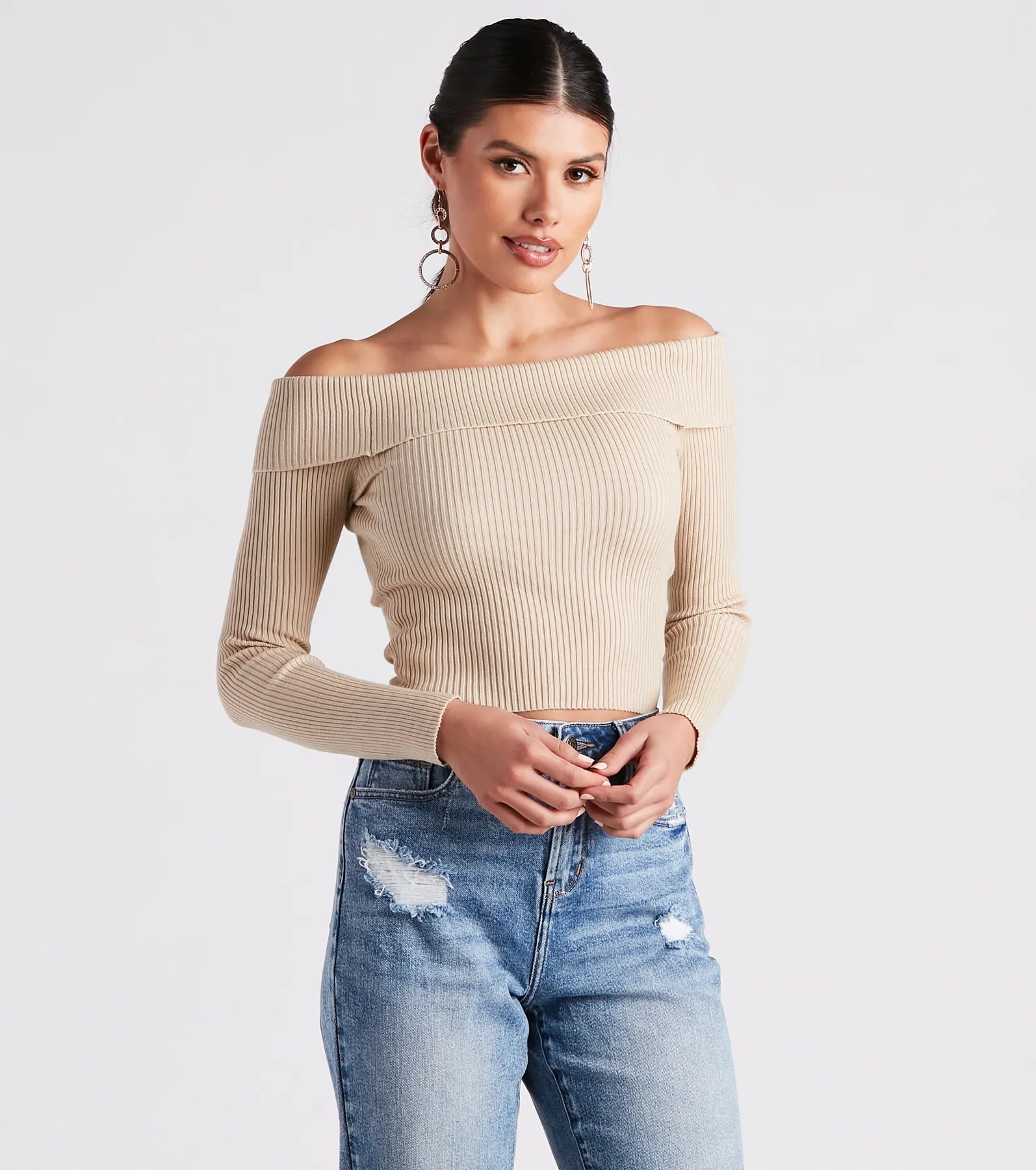 Ultimate Comfort Foldover Knit Sweater