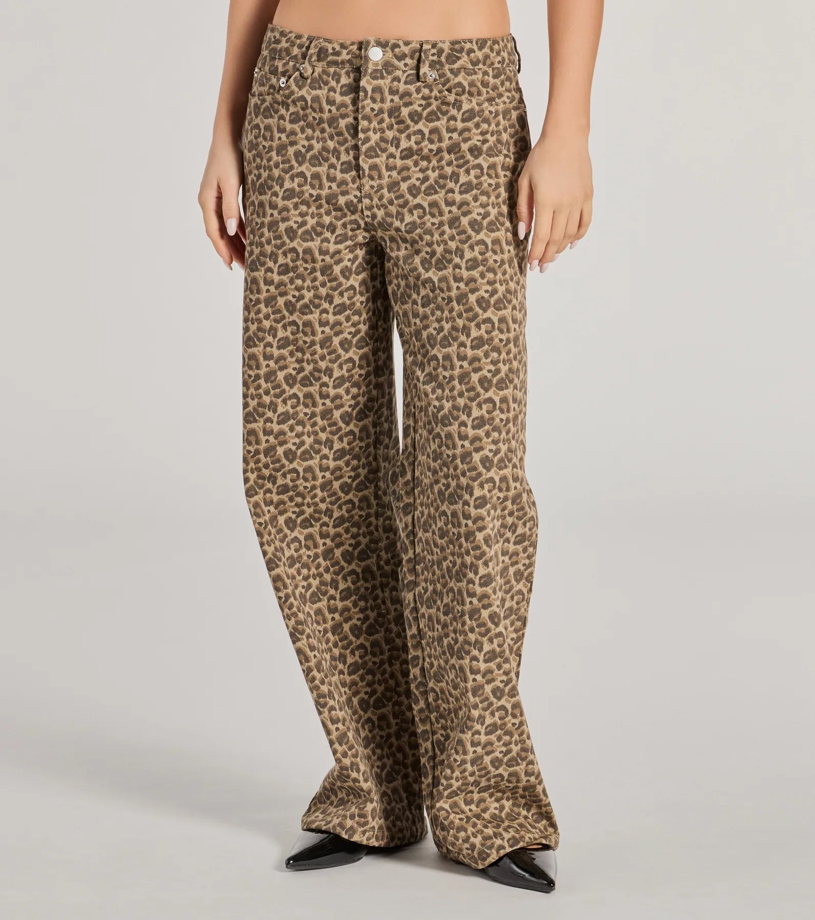 Premium Wildly Chic Leopard Print Baggy Pants - Ultimate Style Upgrade