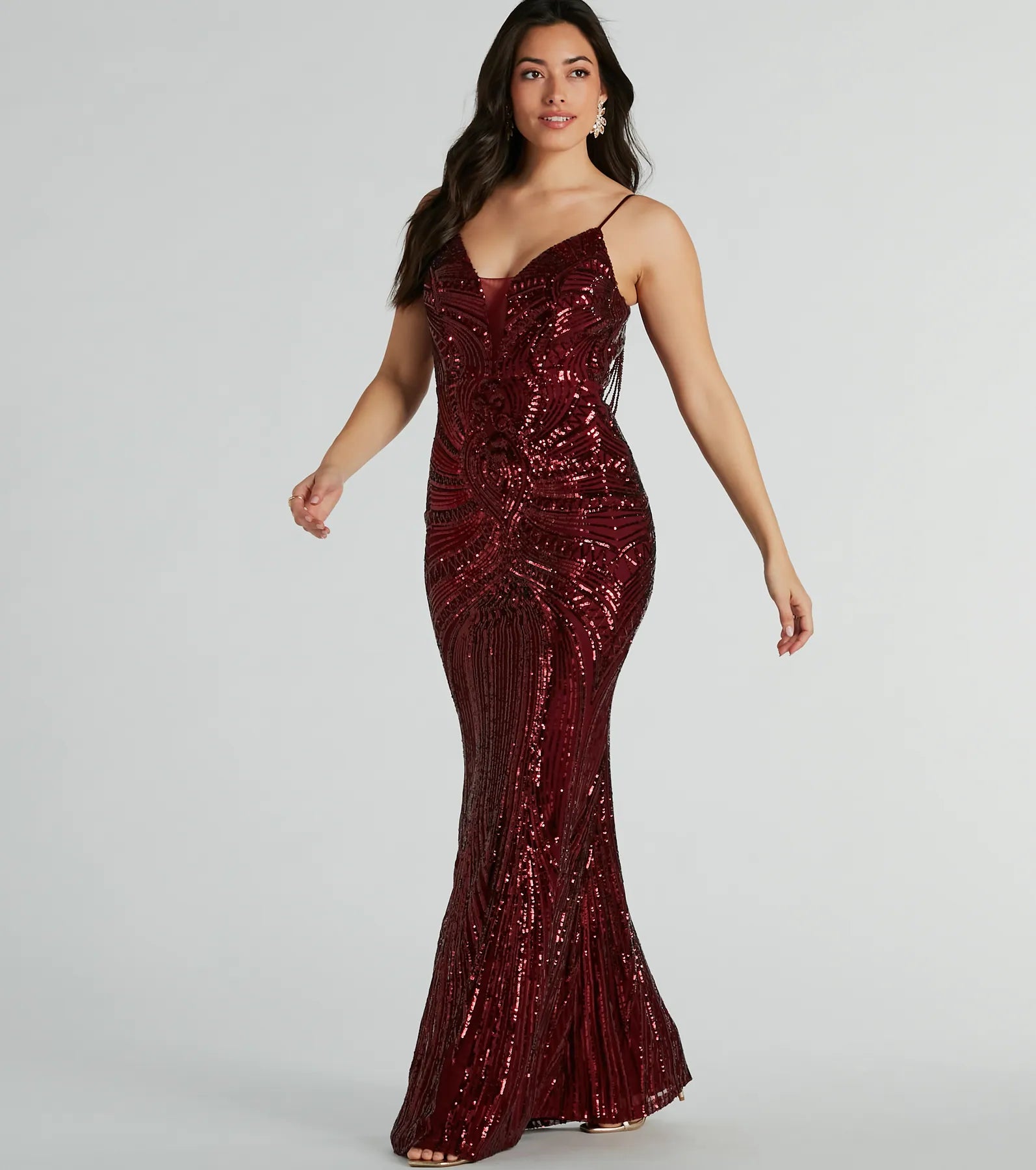 Premium Pauline Sequin Glamour Dress – Ultimate Formal Elegance