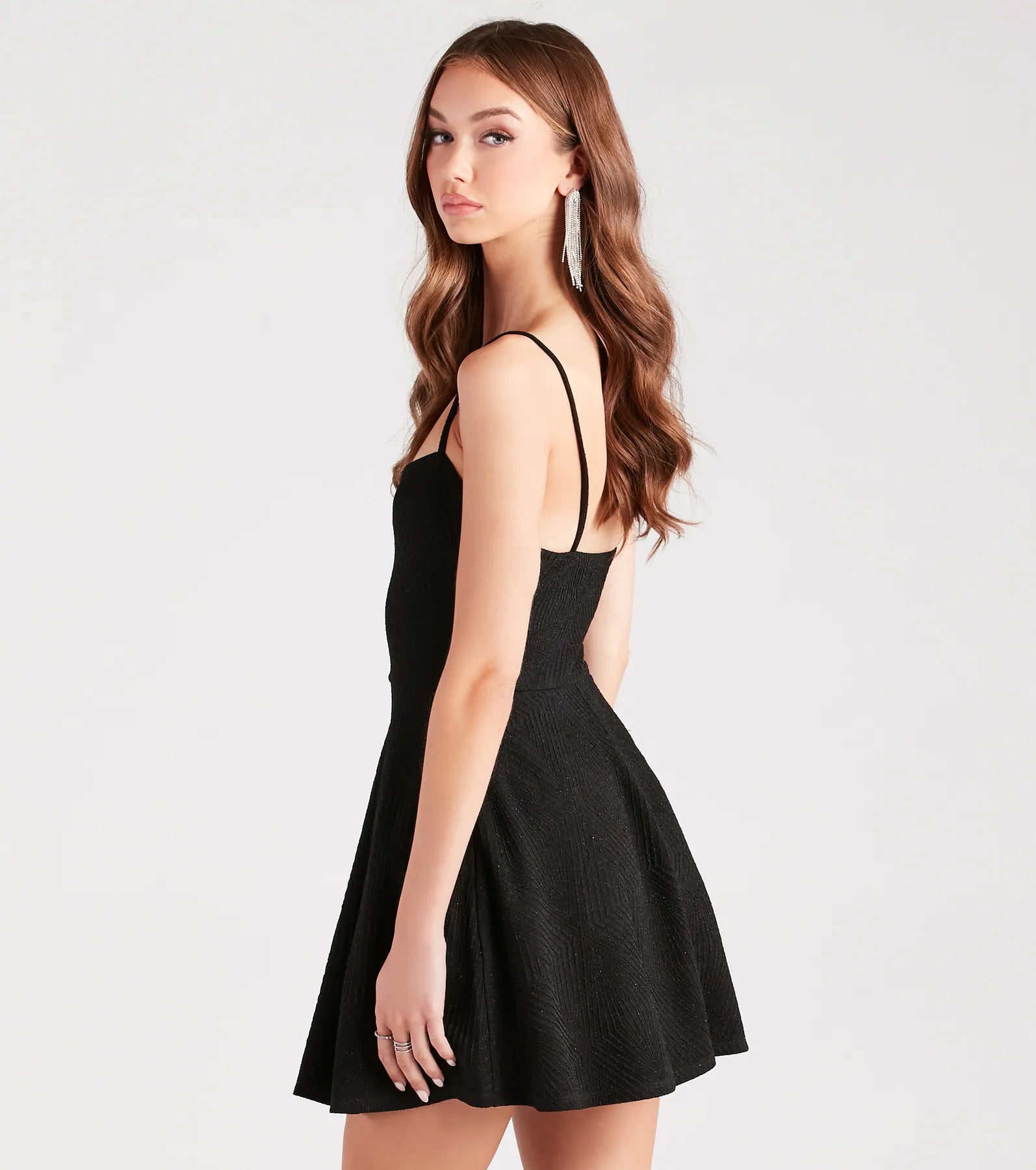 Ultimate Sparkle Glitter Skater Dress - Party Ready