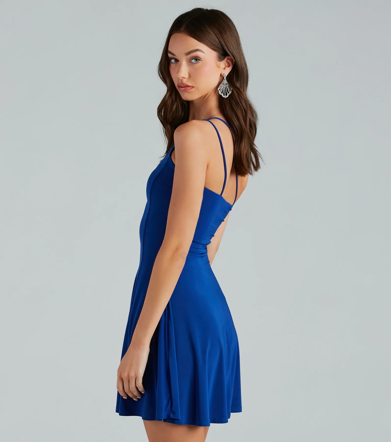 Ultimate Trendsetter One-Shoulder Skater Dress