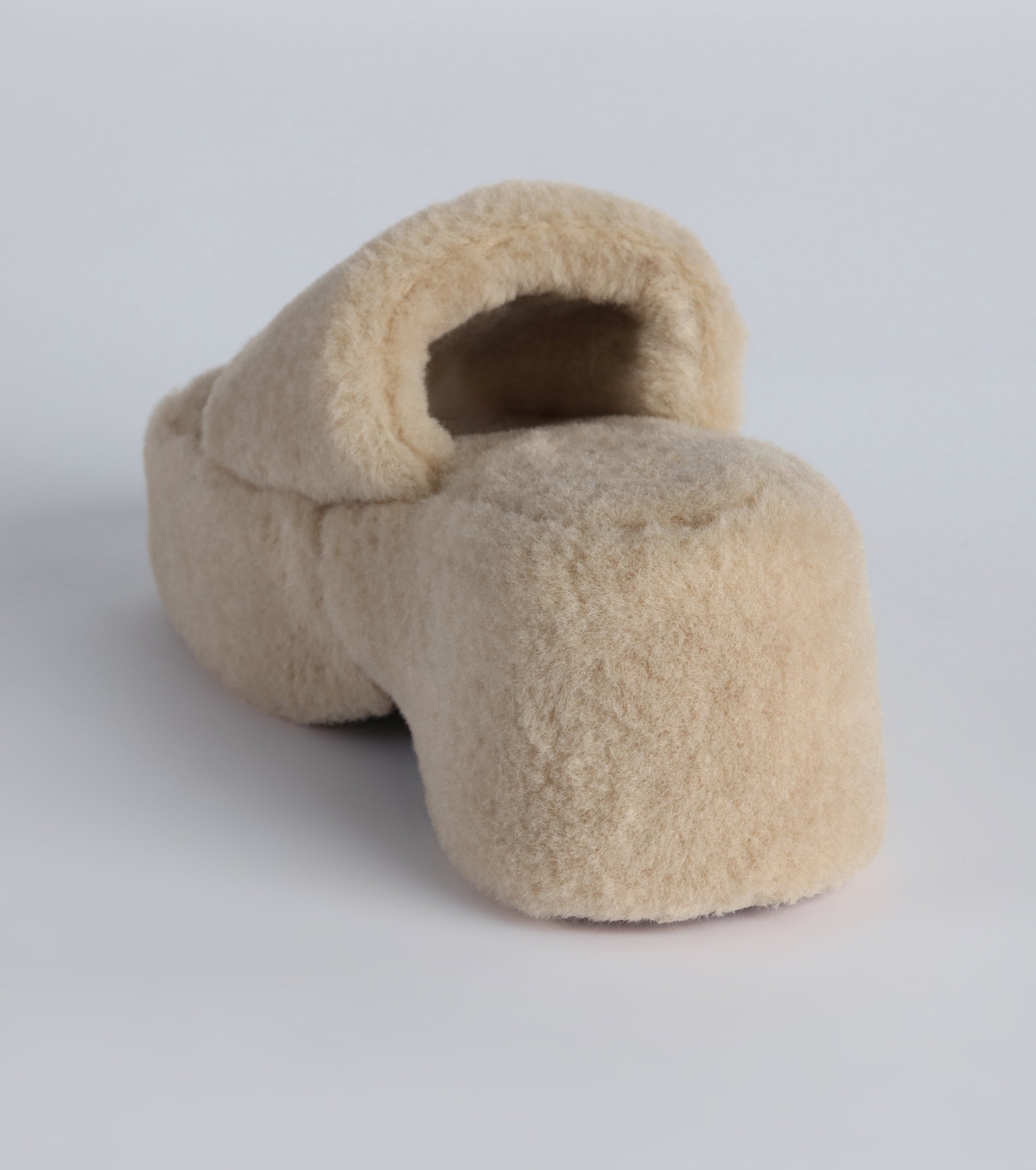 Ultimate Y2K Fuzzy Platform Slippers - Hello Fabulous!