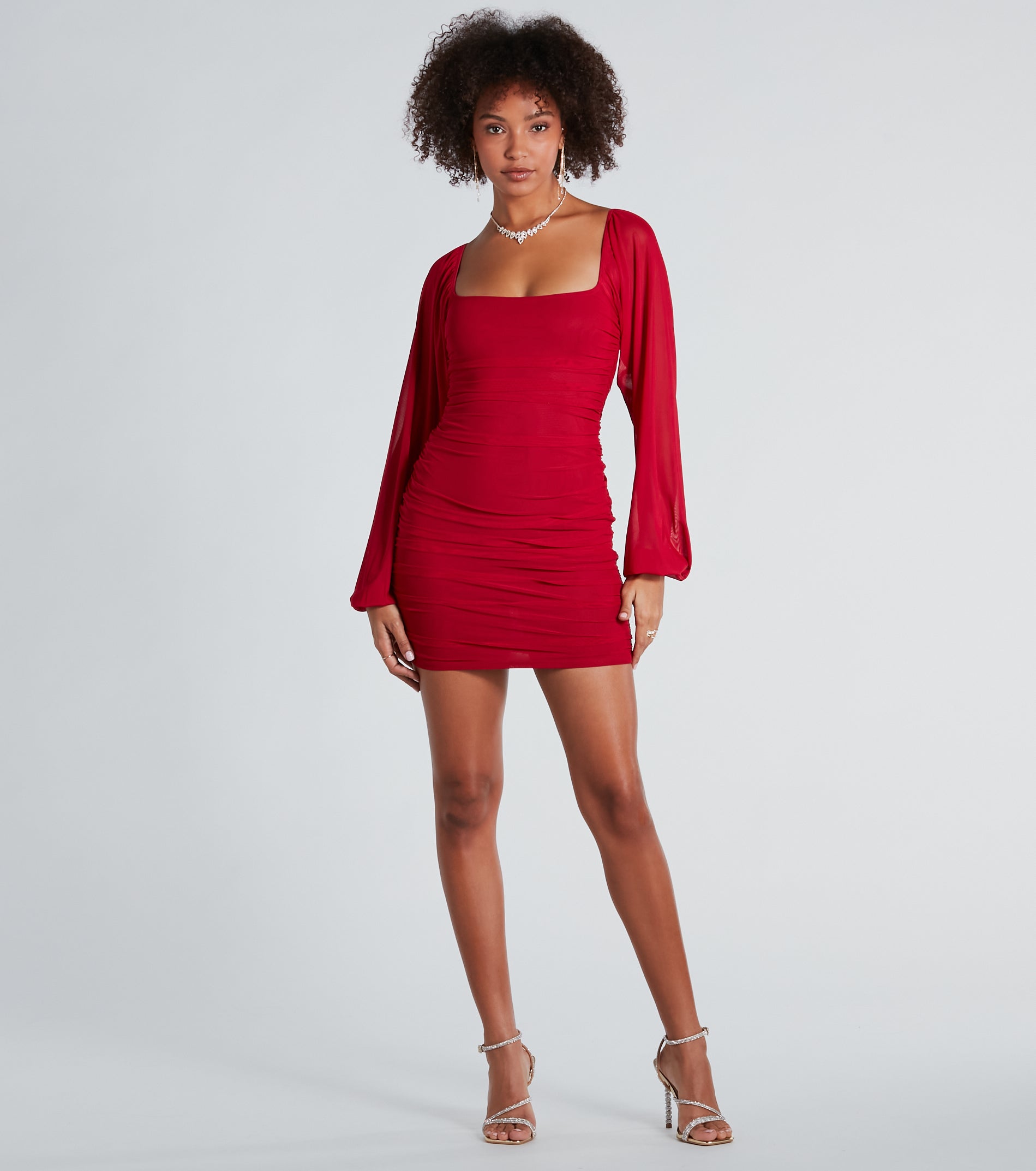 Ultimate Mesh Bodycon Mini Dress - Casual & Chic