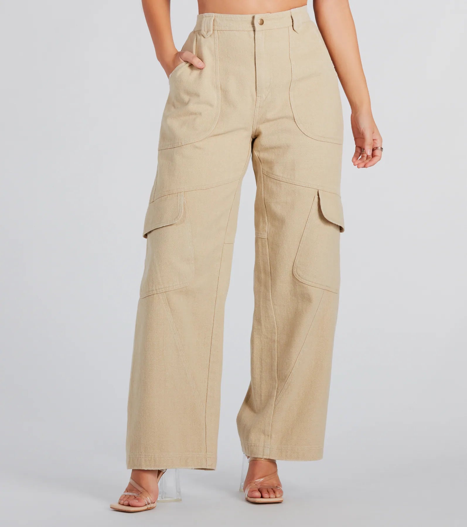 Premium Casual Mood Wide-Leg Cargo Pants - Upgrade Your Style