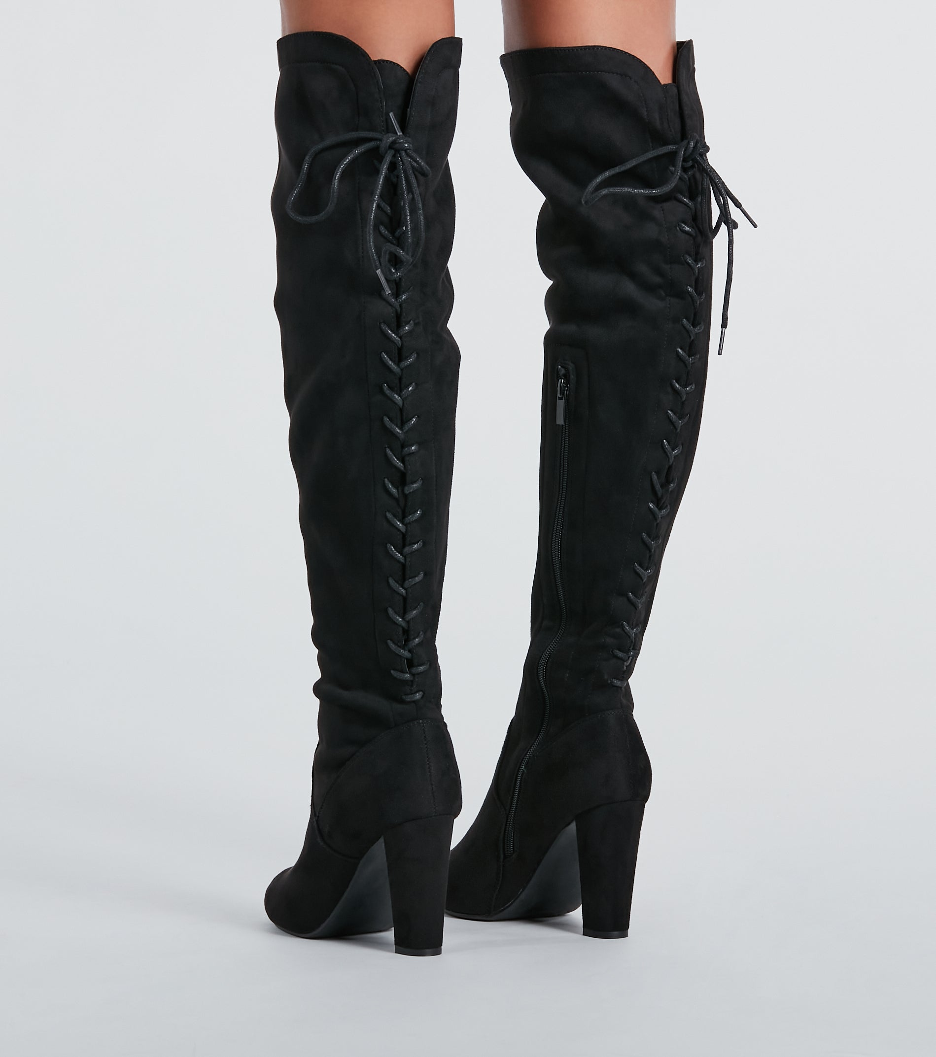 Ultimate Strut Lace-Up Over-The-Knee Boots