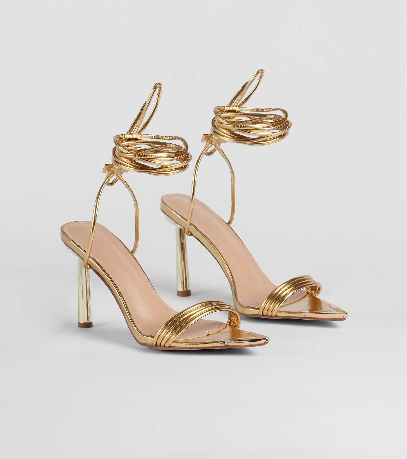 Ultimate Strappy Stiletto Heels: Lace Up for Sleek Elegance