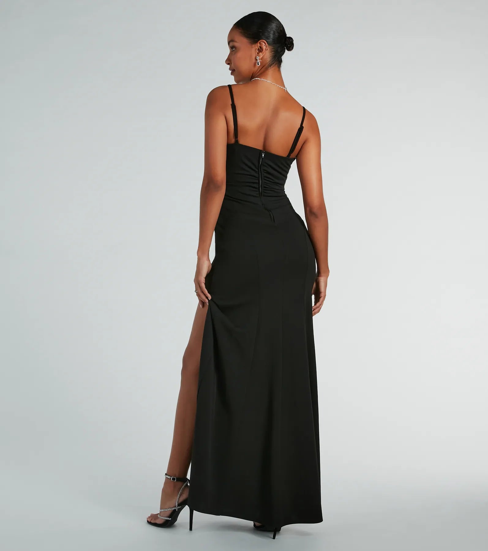 Ultimate Hillary Sweetheart A-Line Crepe Formal Gown