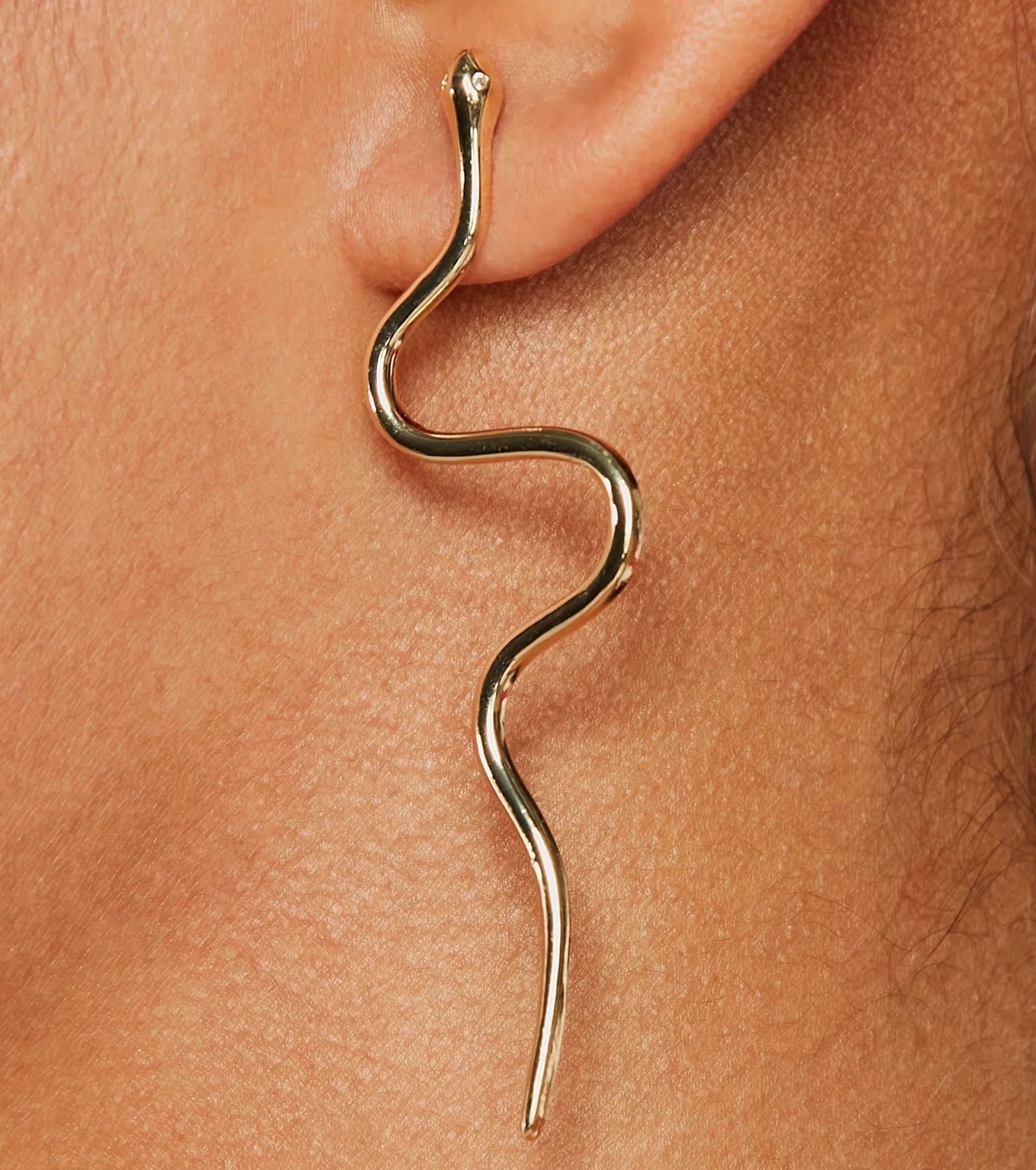 Premium Twisted Snake Statement Earrings - Ultimate Edgy Style