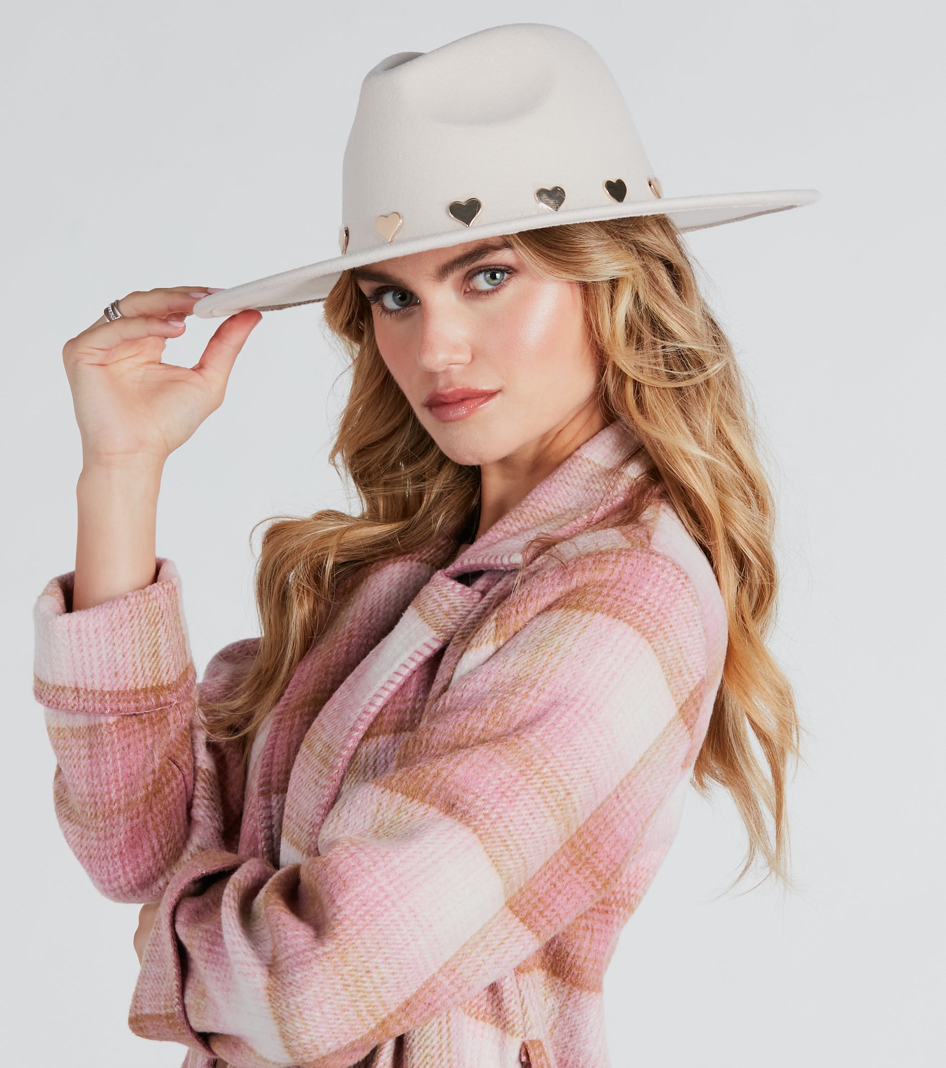 Premium Love Heart Trim Panama Hat - Ultimate Style & Sun Protection