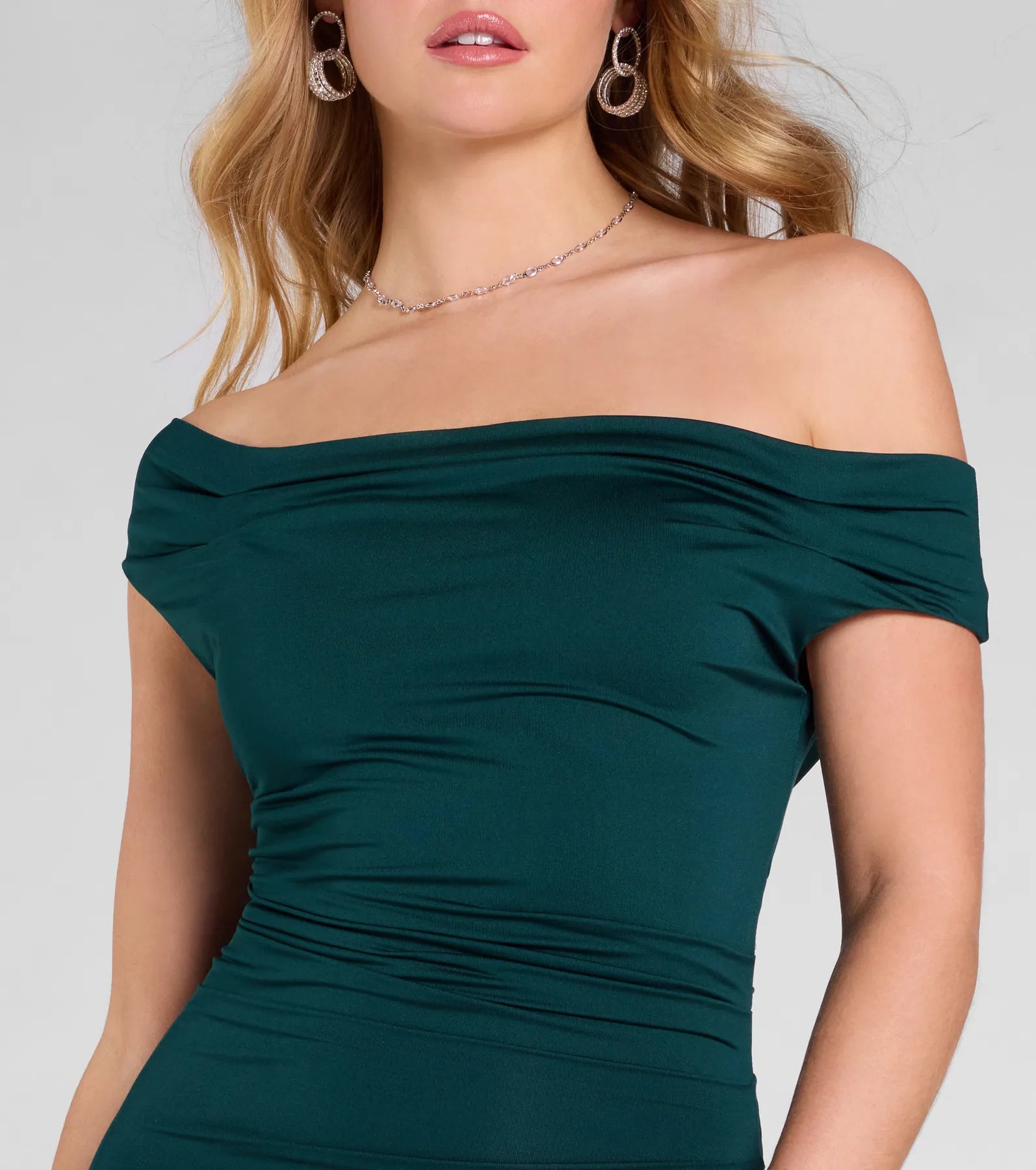 Premium Teagan Sleeveless Cowl Neck Slim Formal Dress - Ultimate Elegance