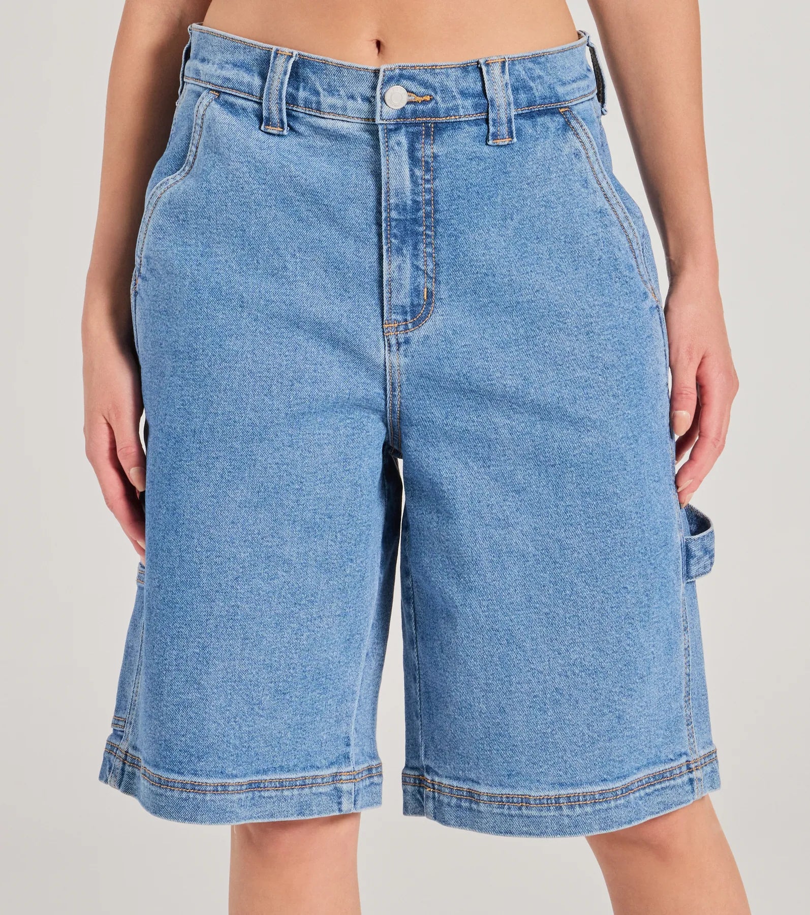 Premium Mid-Rise Denim Jorts - Ultimate Style & Comfort