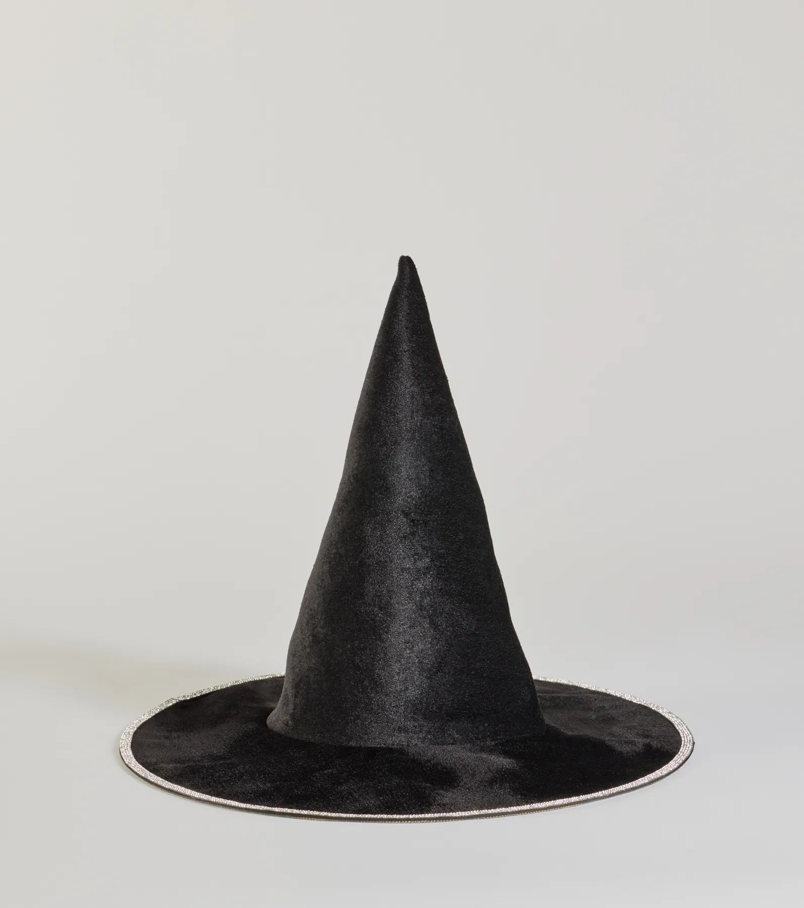 Premium Velvet Rhinestone Witch Hat - Ultimate Halloween Accessory