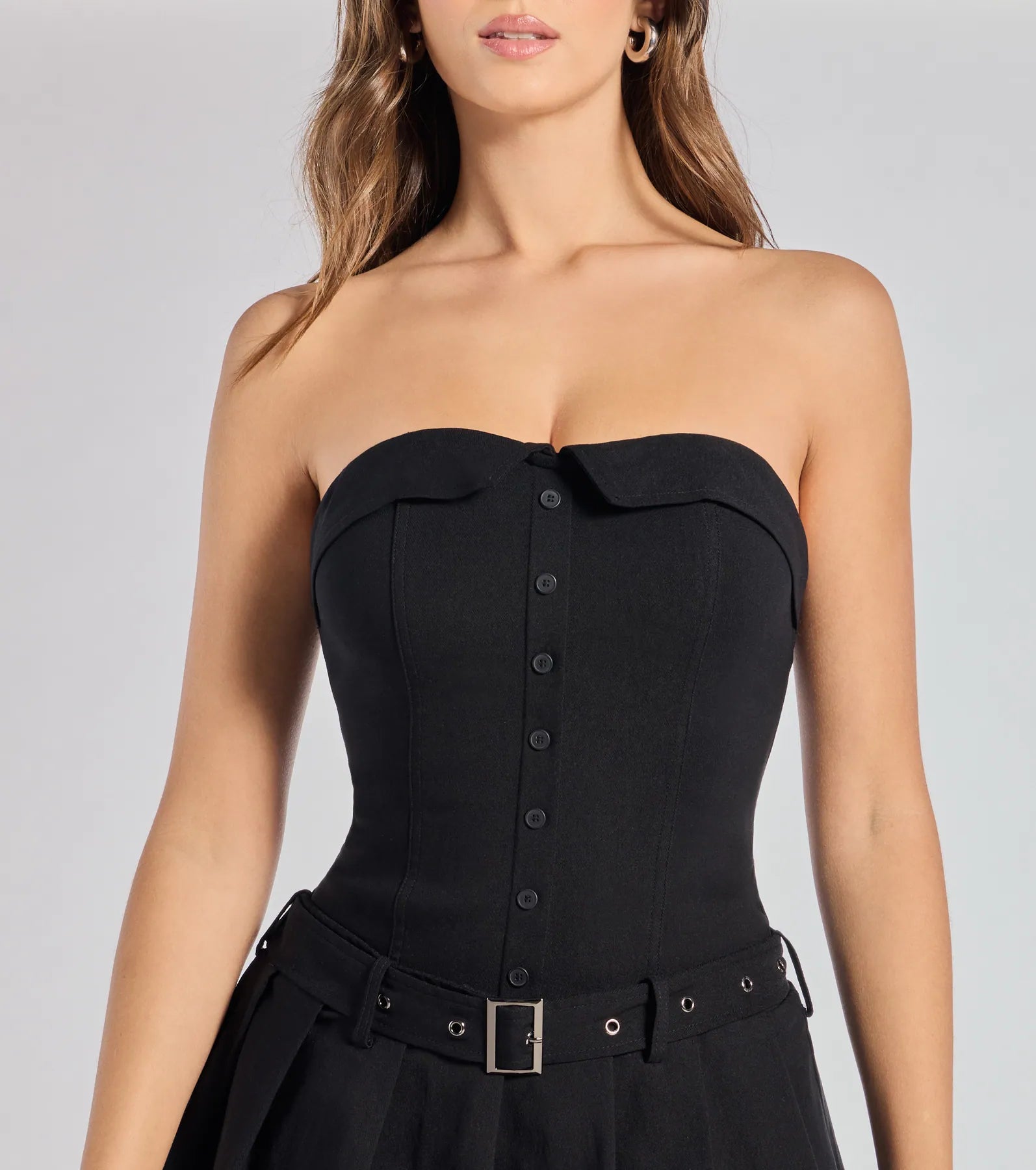 Ultimate Strapless Romper - Premium Drop Waist Skater Style