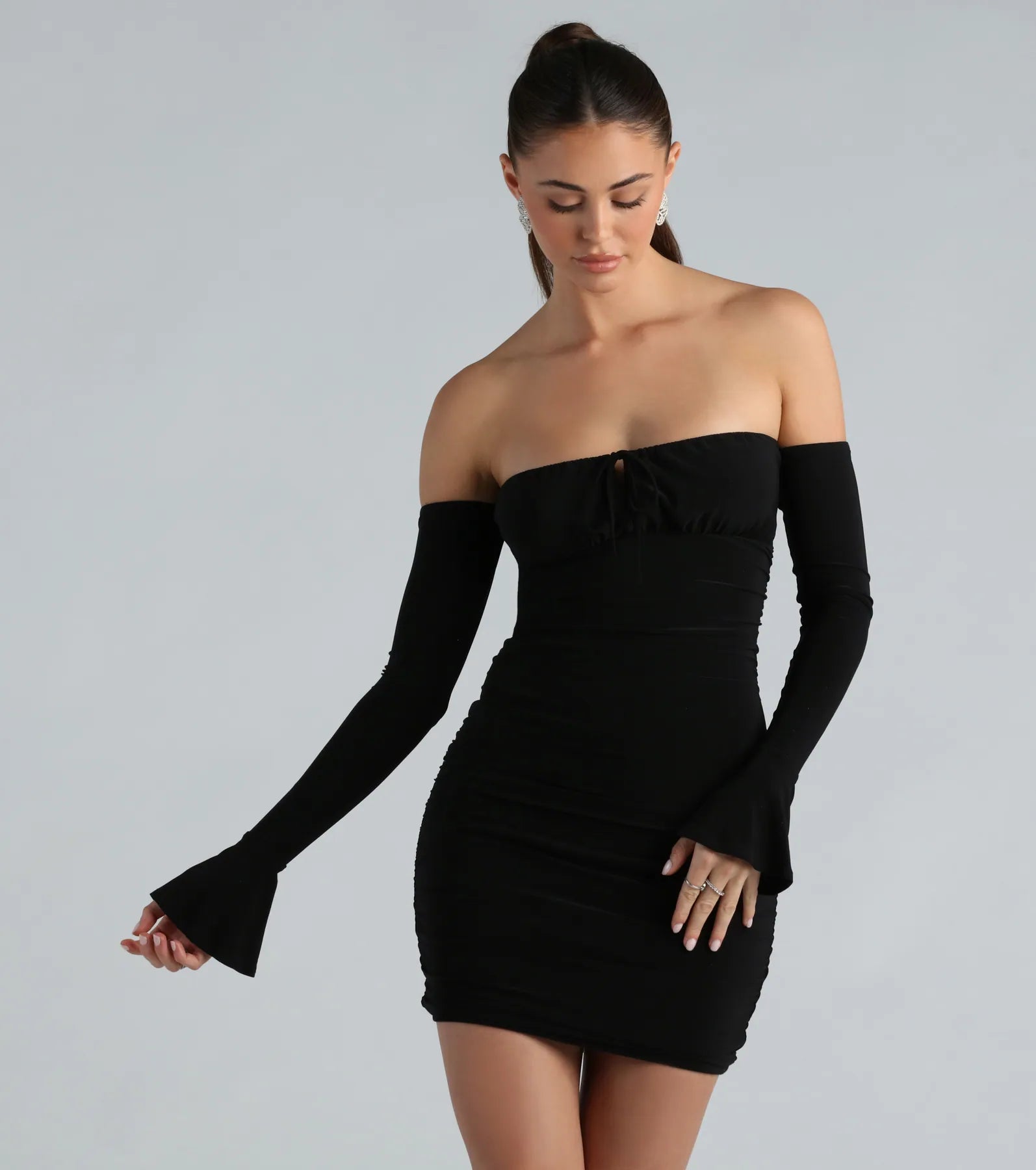 Ultimate Sexy Off-The-Shoulder Mini Dress - Bold & Flirty