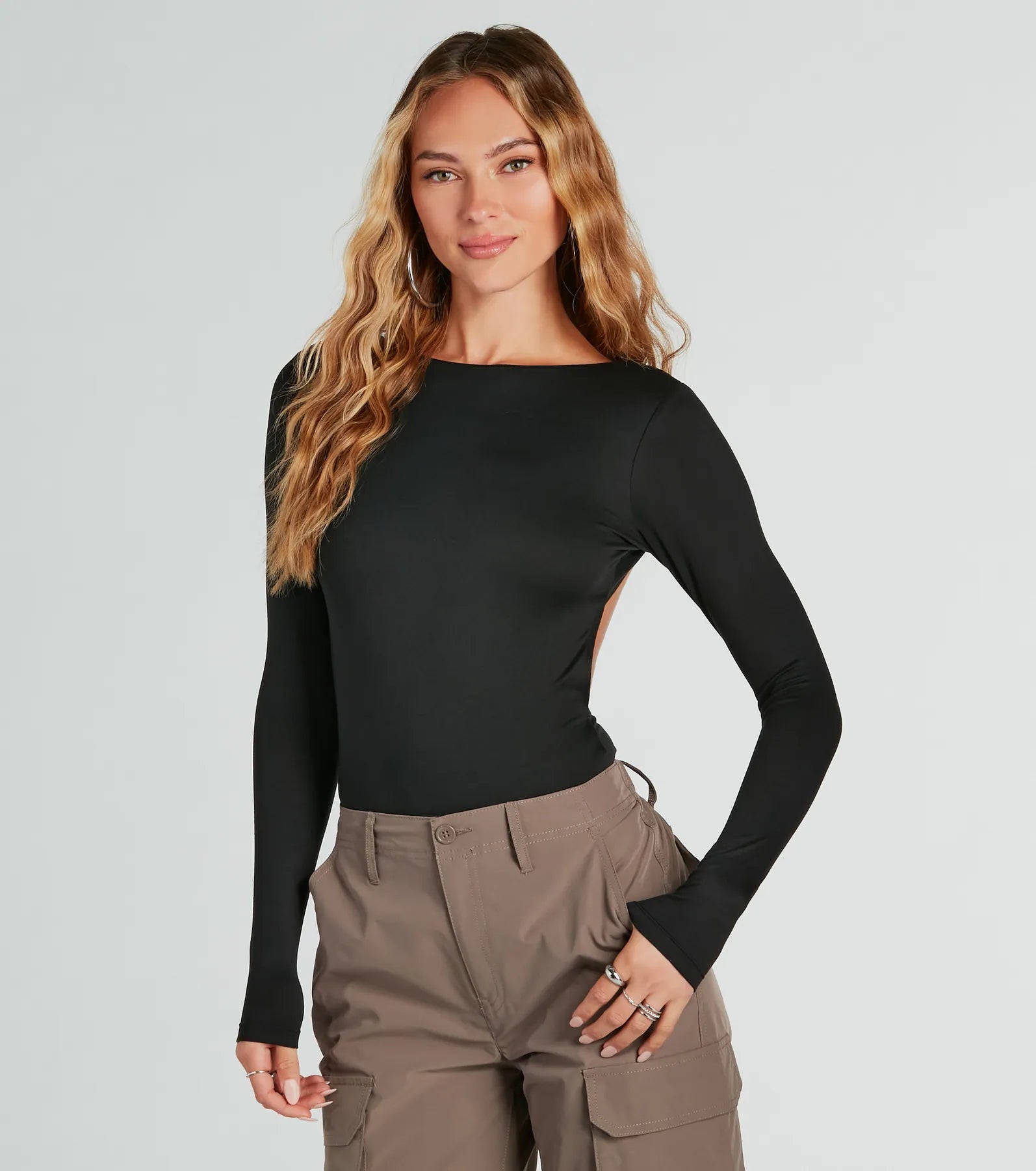 Ultimate Backless Long Sleeve Bodysuit - Double Take Edition