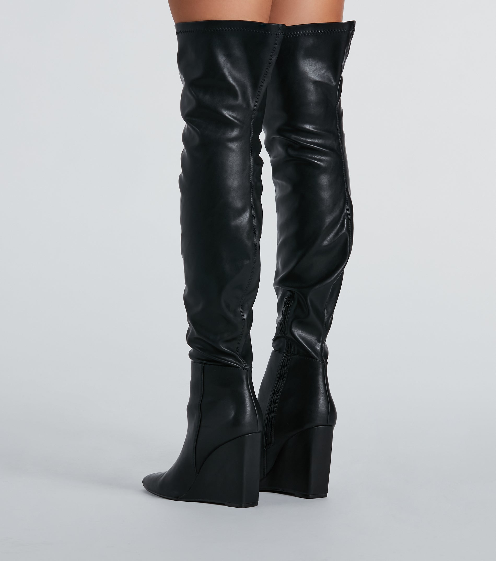 Ultimate Statement Wedge Over-The-Knee Boots